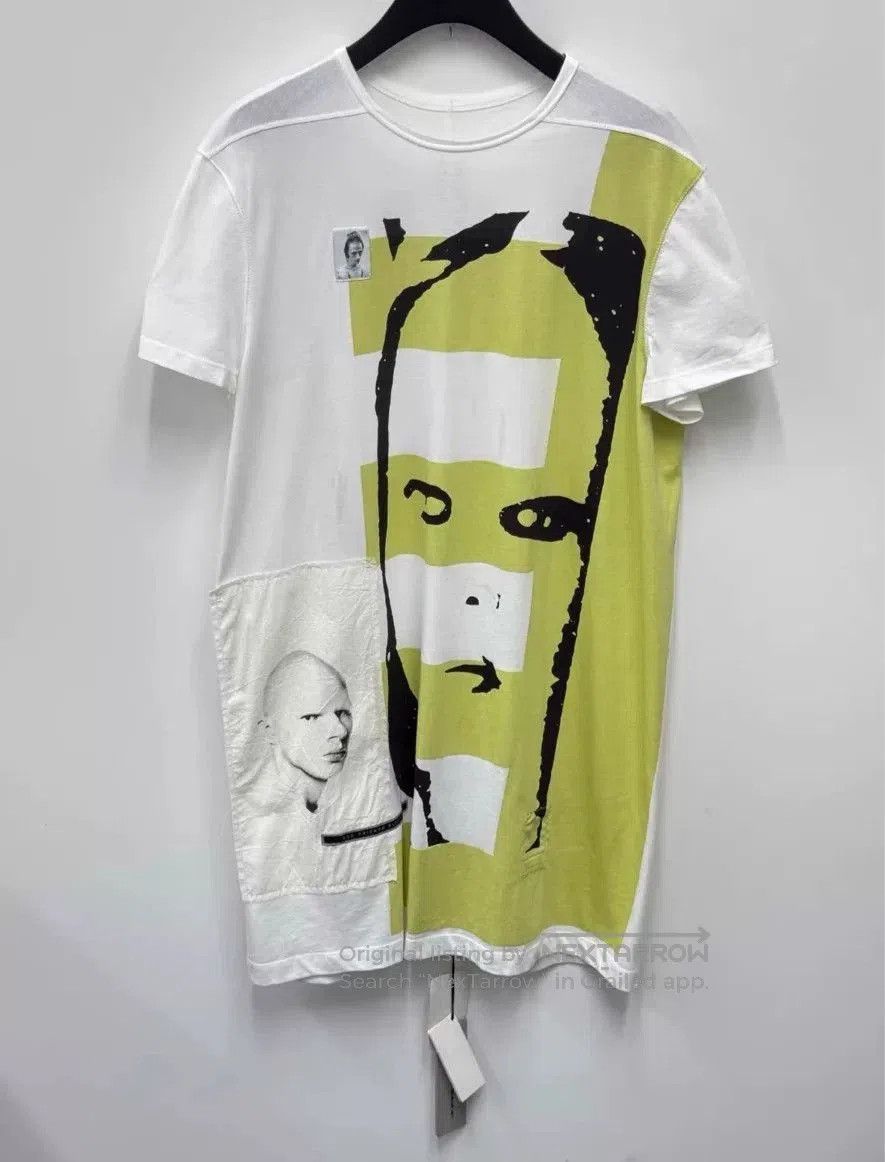 Rick Owens Drkshdw Rick Owens White Short Sleeve Tee. Size US S / EU 44-46 / 1 - 1 Thumbnail