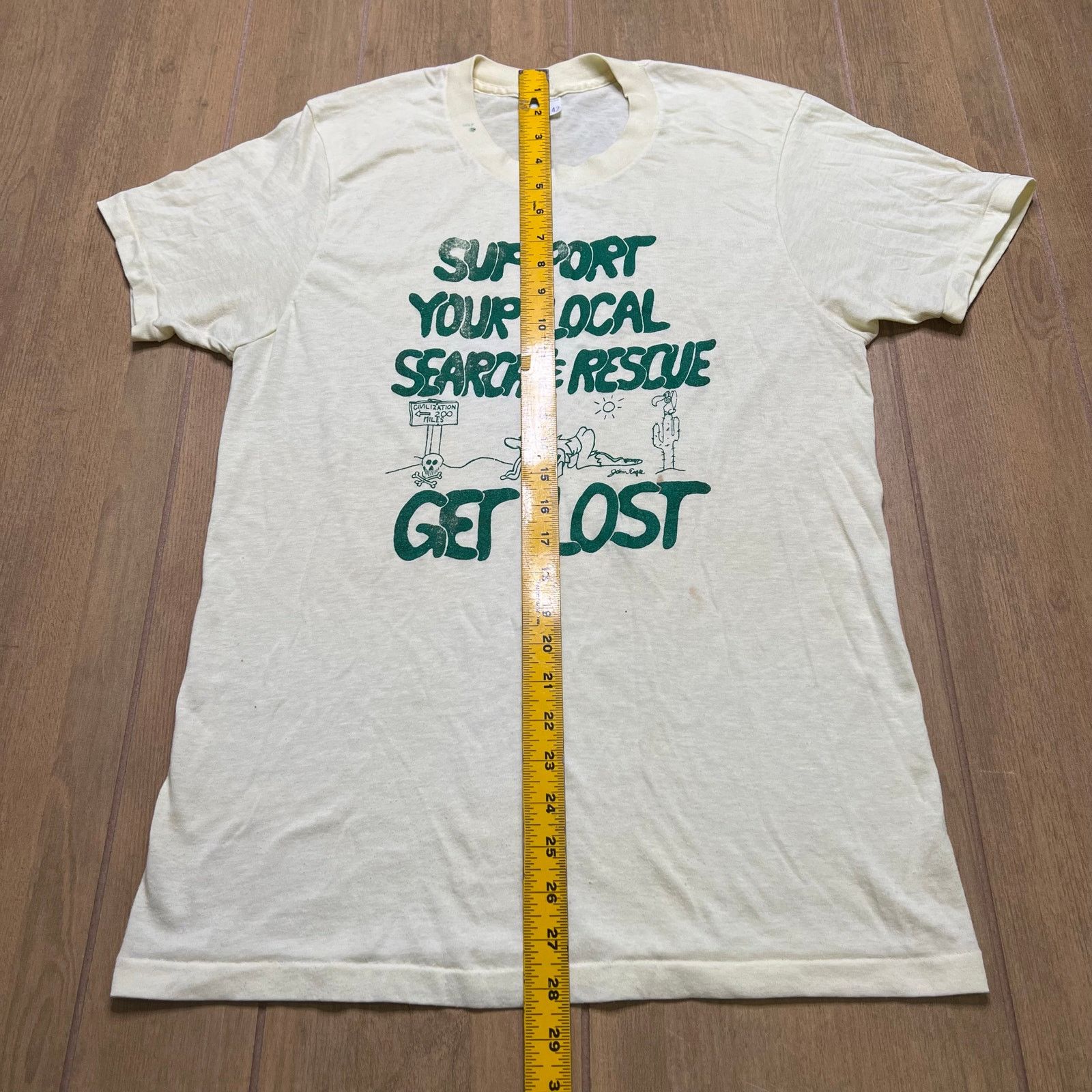 Vintage Vintage 70s 80s Support Your Local Search & Rescue T Shirt M Size US M / EU 48-50 / 2 - 6 Thumbnail