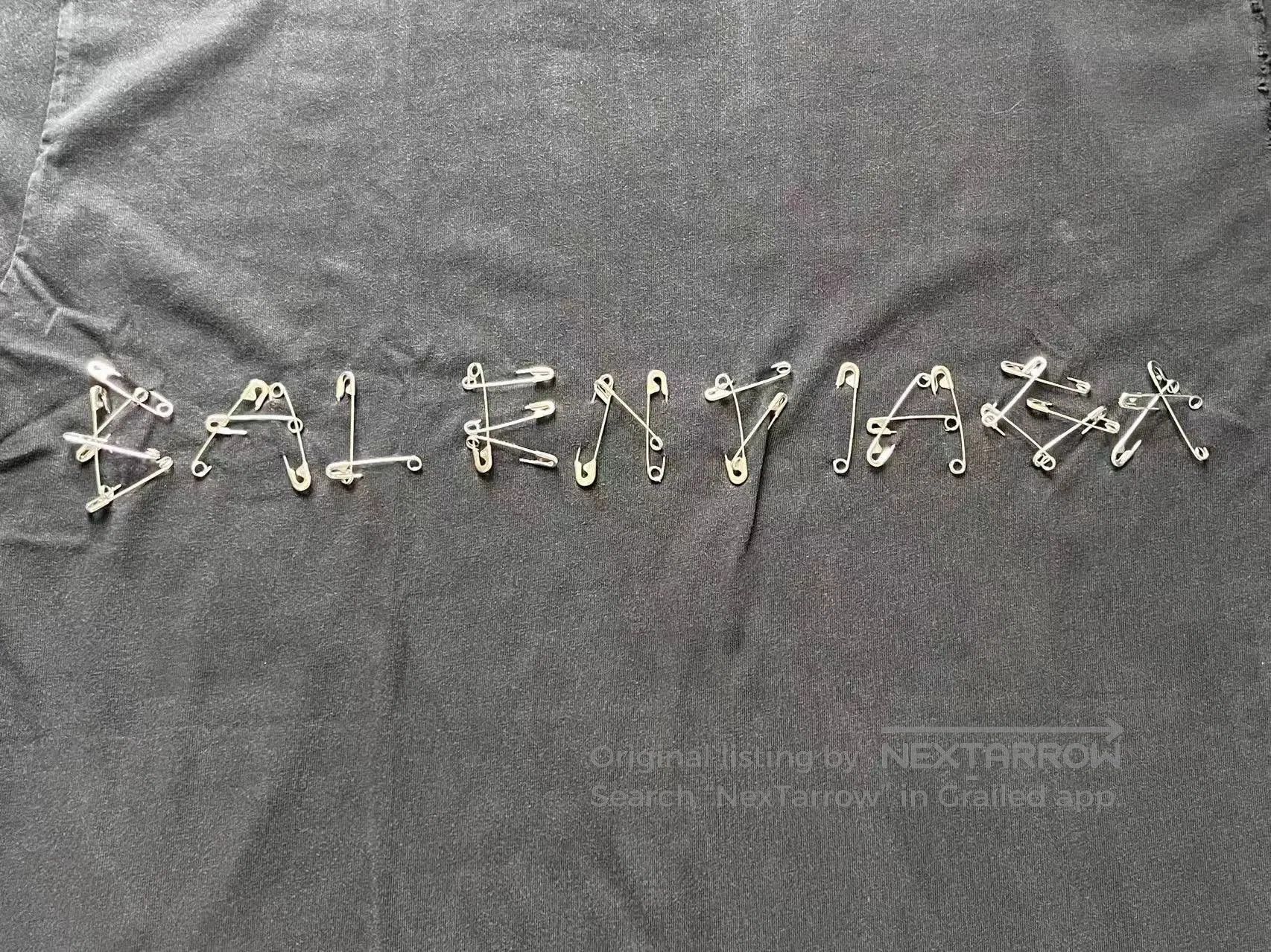 Balenciaga Balenciaga Washed Distressed Letter Short. Size US S / EU 44-46 / 1 - 3 Thumbnail
