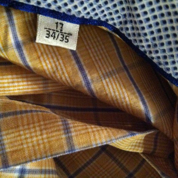 BUGATCHI BUGATCHI MENS ORANGE COTTON CASUAL SHIRT SIZE: 17/34-35 Size US XL / EU 56 / 4 - 7 Thumbnail