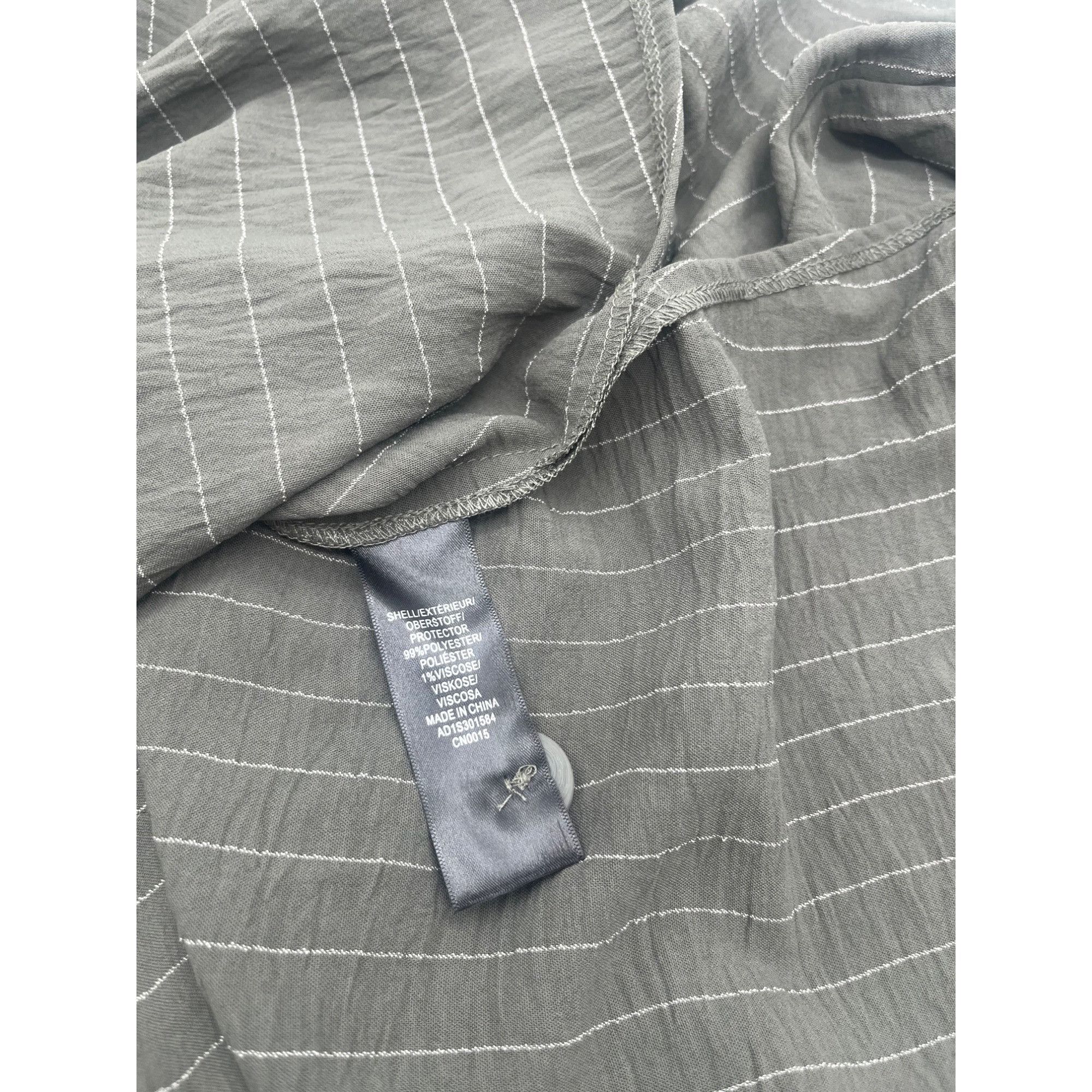 Adrianna Papell Adrianna Papell Pinstripe One Button Jacket In Park Green/iv Size XL / US 12-14 / IT 48-50 - 6 Thumbnail