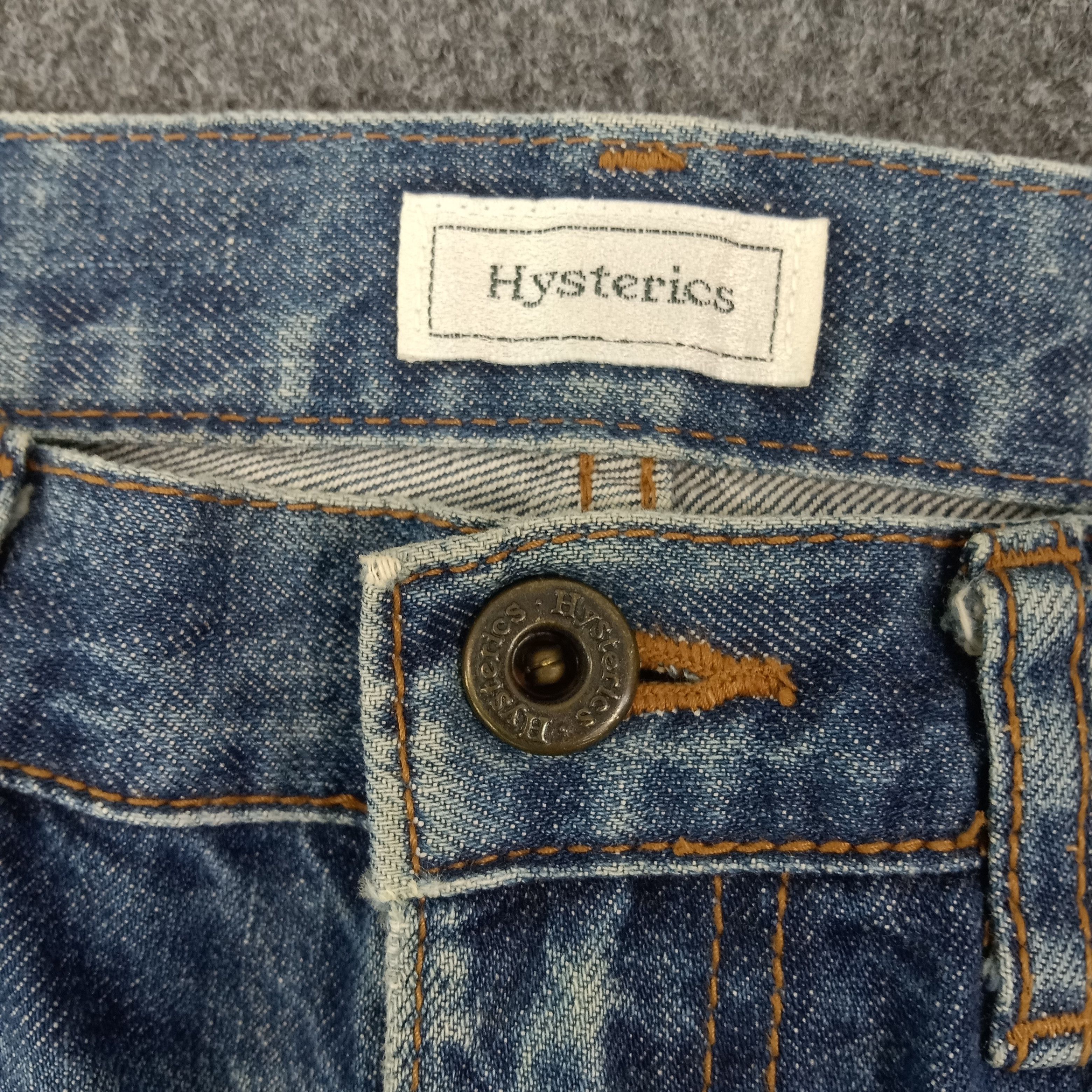 Hysteric Glamour Hysterics Raider Flare Custom Logo Jeans C265N8 Size US 29 - 7 Thumbnail