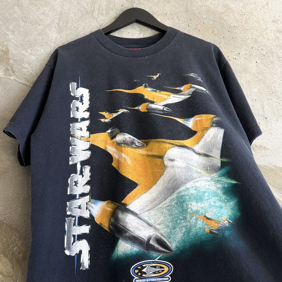 90’s Vintage STAR WARS Naboo N-1 Starfighter T-Shirt