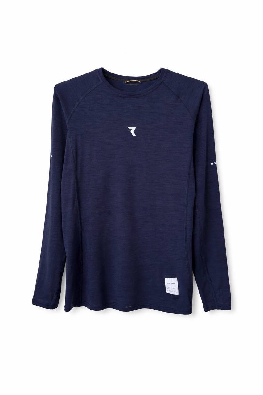 Rapha Ryzon Element Series Merino Long Sleeve Shirt Navy Top Termo Size US S / EU 44-46 / 1 - 1 Thumbnail