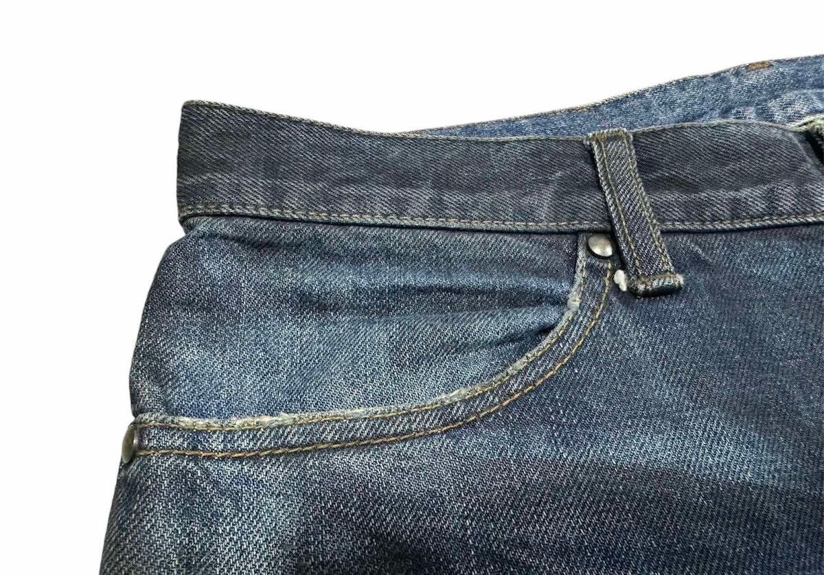 If Six Was Nine × Japanese Brand × Shellac 🔥Y2K Archived Shellac Flared Denim Mud Wash Distressed Size US 32 / EU 48 - 6 Thumbnail