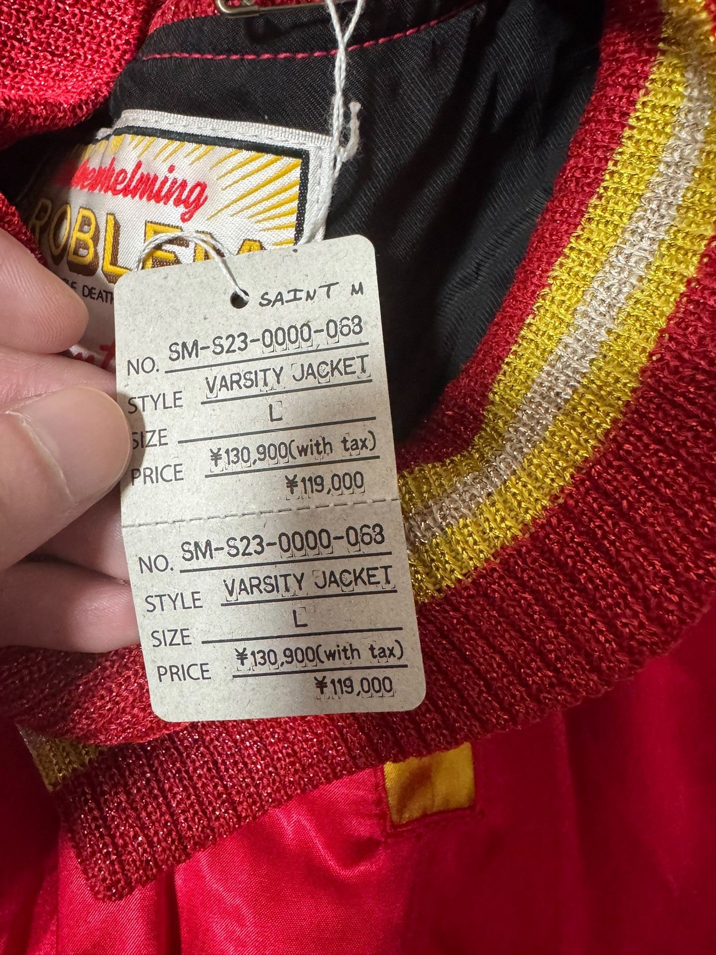 Saint Michael Saint Michael 23ss patch satin baseball jacket 2501-Nextarr Size US L / EU 52-54 / 3 - 5 Thumbnail