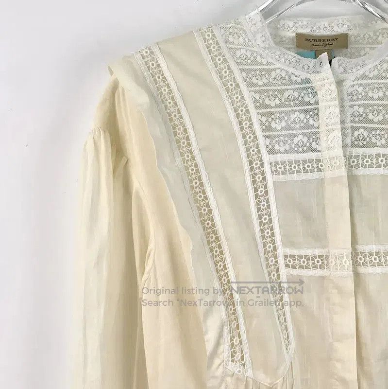 Burberry Burberry Beige Cotton Women's Dress Size S. Size S / US 4 / IT 40 - 3 Thumbnail