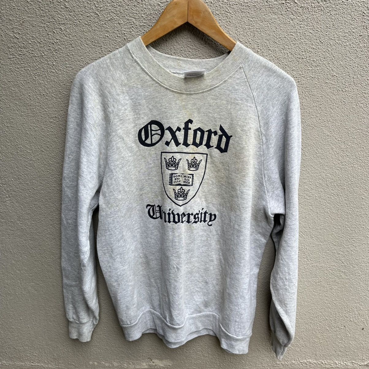 Vintage Vintage 90s OXFORD UNIVERSITY crewneck Size US M / EU 48-50 / 2 - 2 Thumbnail