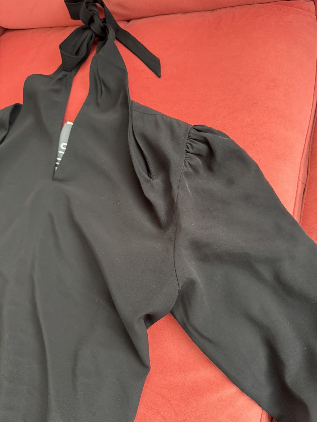 Dries Van Noten Dries van Noten black crepe blouse, size M Size M / US 6-8 / IT 42-44 - 7 Thumbnail
