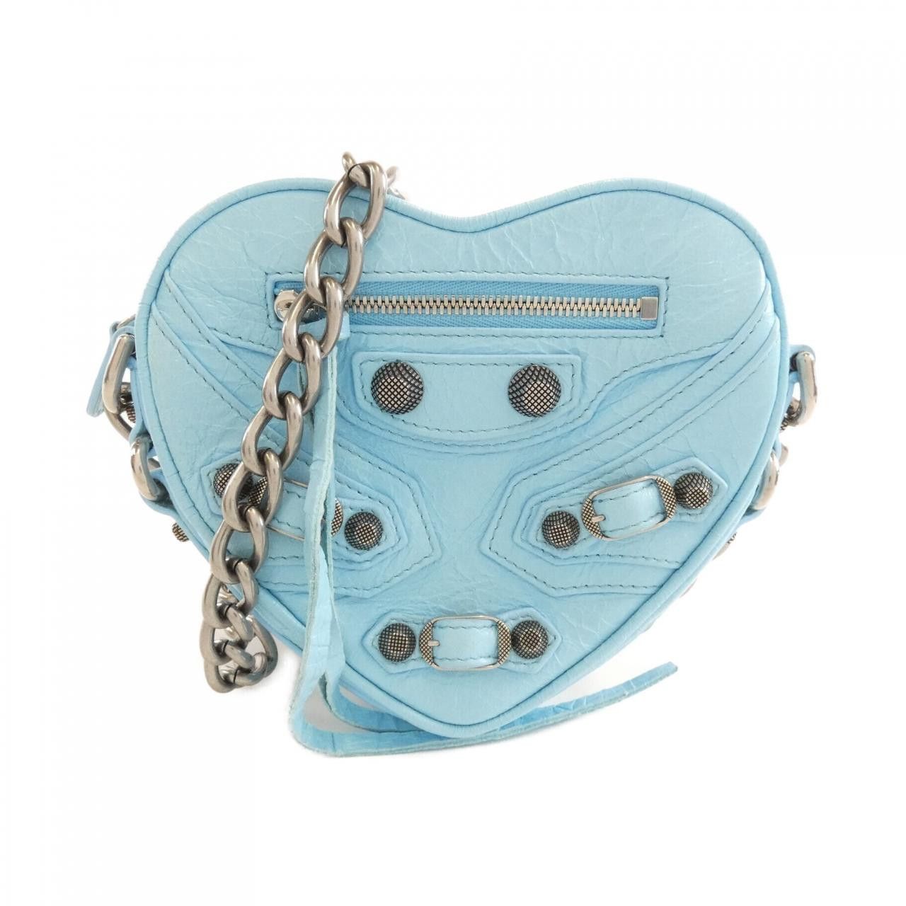 Balenciaga Balenciaga Balenciaga Le Cagole Heart Mini Lamb Shoulder Bag Leather Shoulder Bag 7227811VG9Y DUTY FREE for USA Size ONE SIZE - 1 Thumbnail