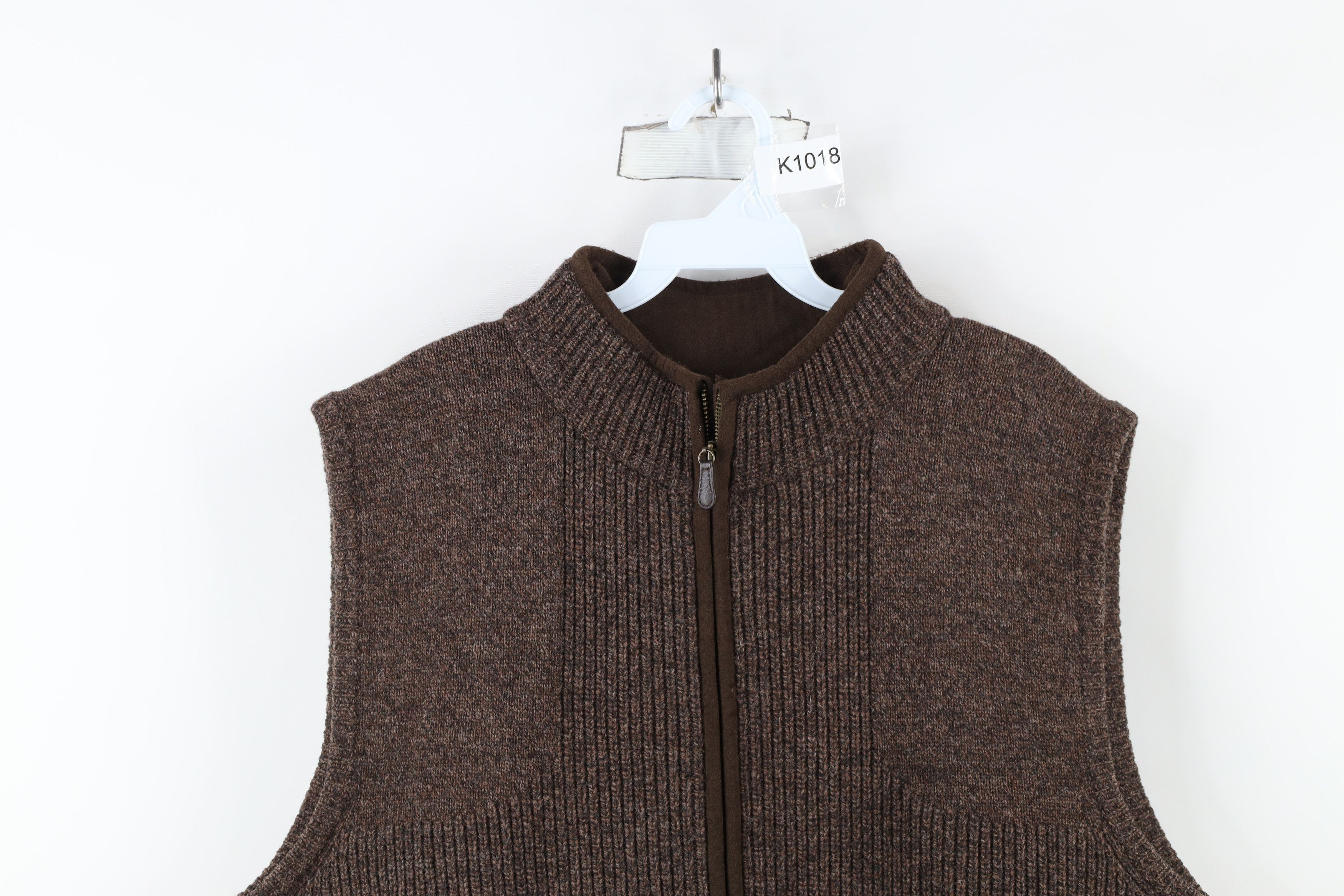 L.L. Bean × Vintage Vintage LL Bean Merino Lambswool Ribbed Knit Sweater Vest Size US XL / EU 56 / 4 - 2 Thumbnail