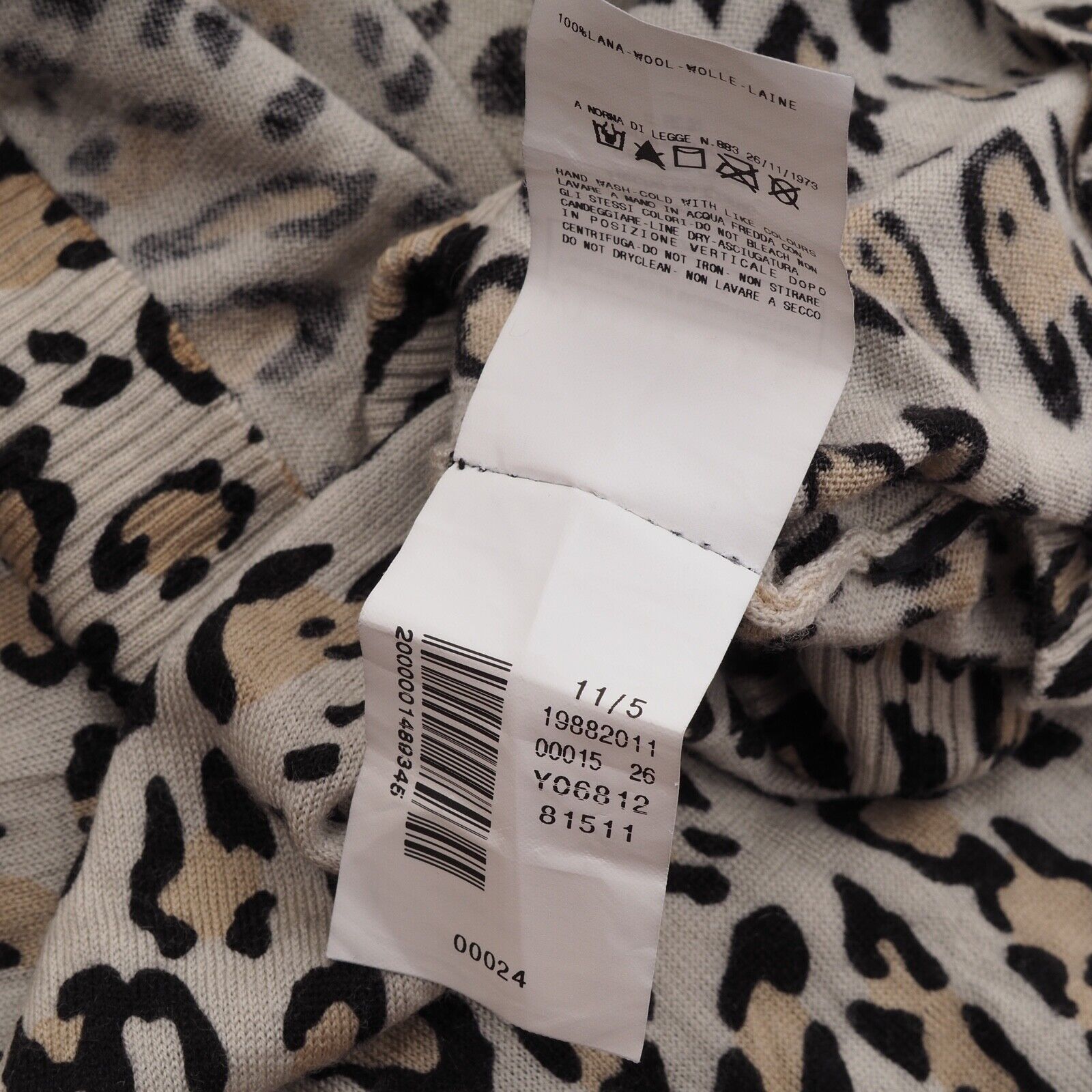 Roberto Cavalli Roberto Just Cavalli Animal Print Wool Long Sweater Cardigan Size M / US 6-8 / IT 42-44 - 7 Thumbnail