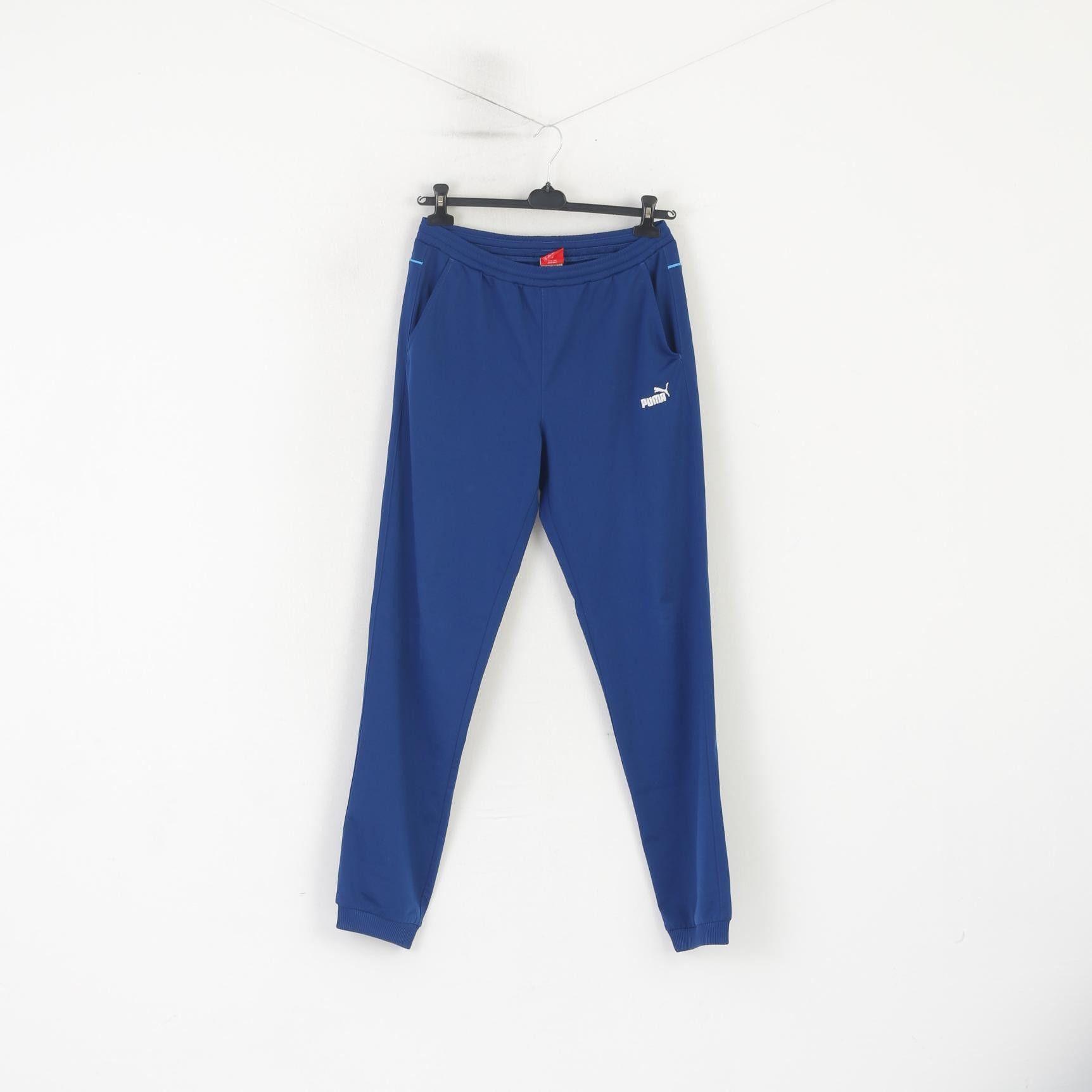 Puma Puma Men M Sweatpants Navy Shiny Retro 6168 Size US 32 / EU 48 - 2 Thumbnail