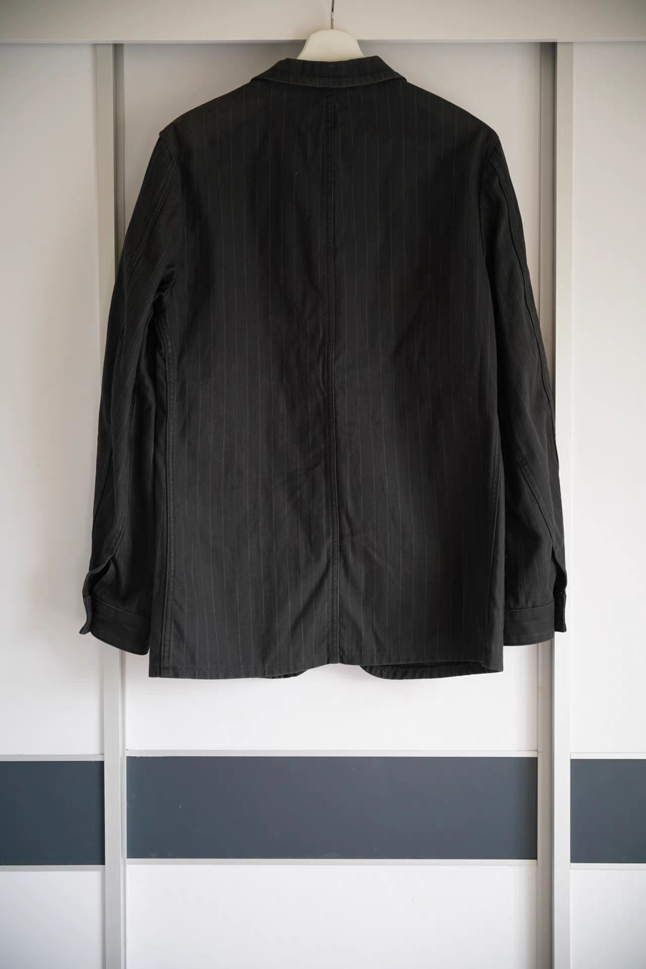 Comme des Garcons Comme des Garcons 04ss Stripe Zip Blazer K4 Size US M / EU 48-50 / 2 - 2 Thumbnail