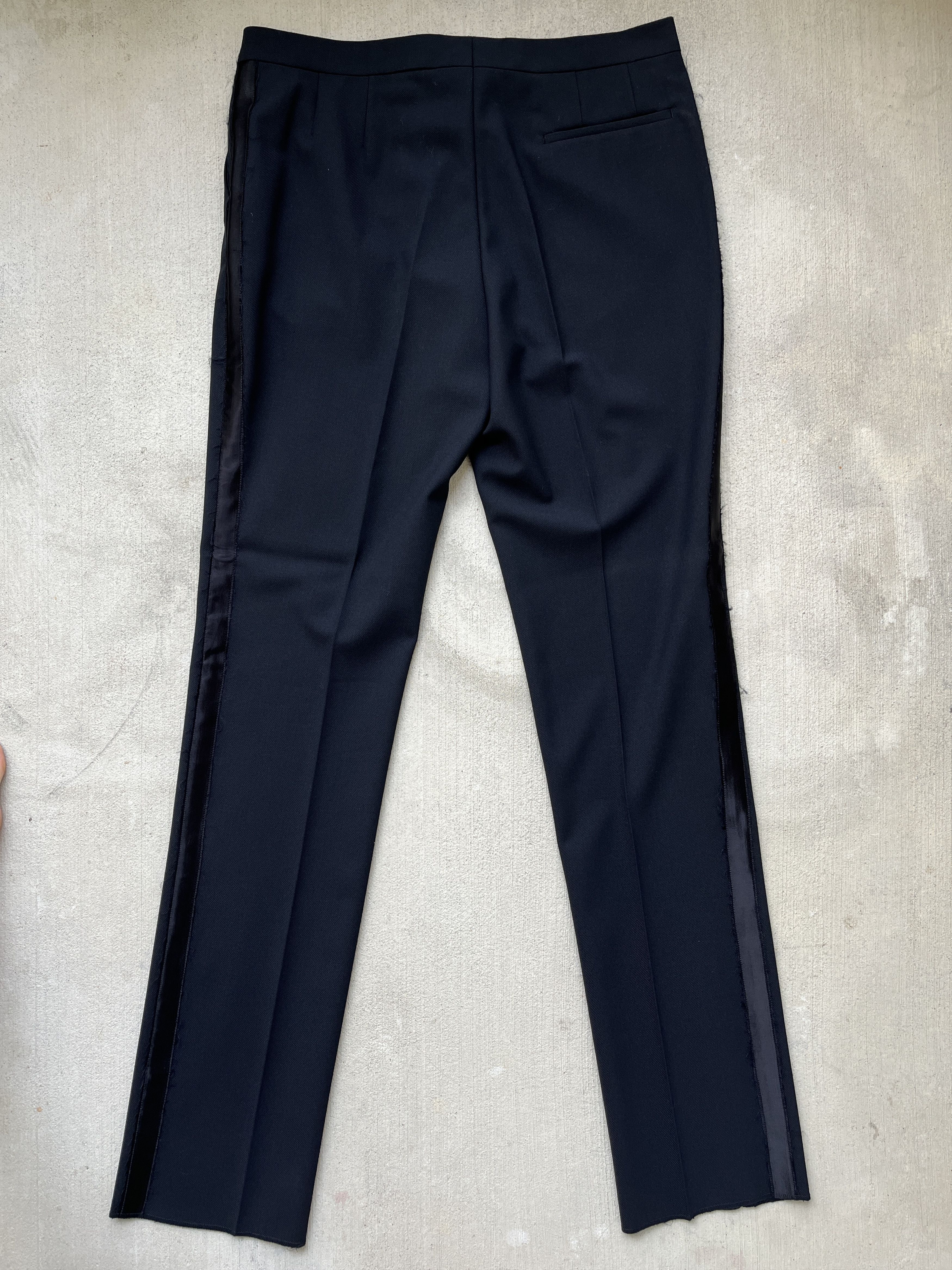 Raf Simons Raf Simons Satin Stripe Tuxedo Trousers AW20 Size US 36 / EU 52 - 4 Thumbnail