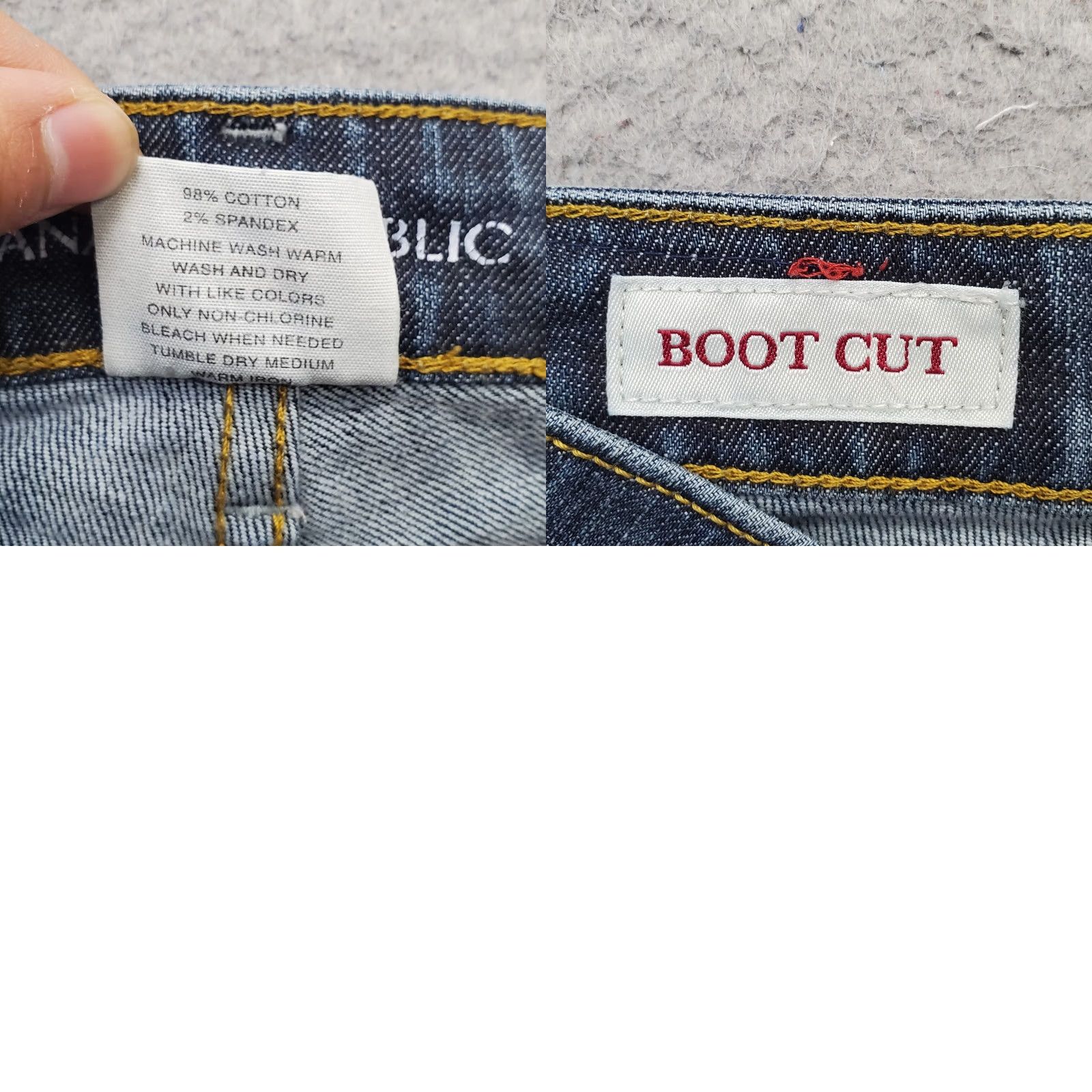 Banana Republic Banana Republic Womens Jeans 2 Blue Denim Bootcut Medium Wash Stretch Size 26" / US 2 / IT 38 - 8 Thumbnail