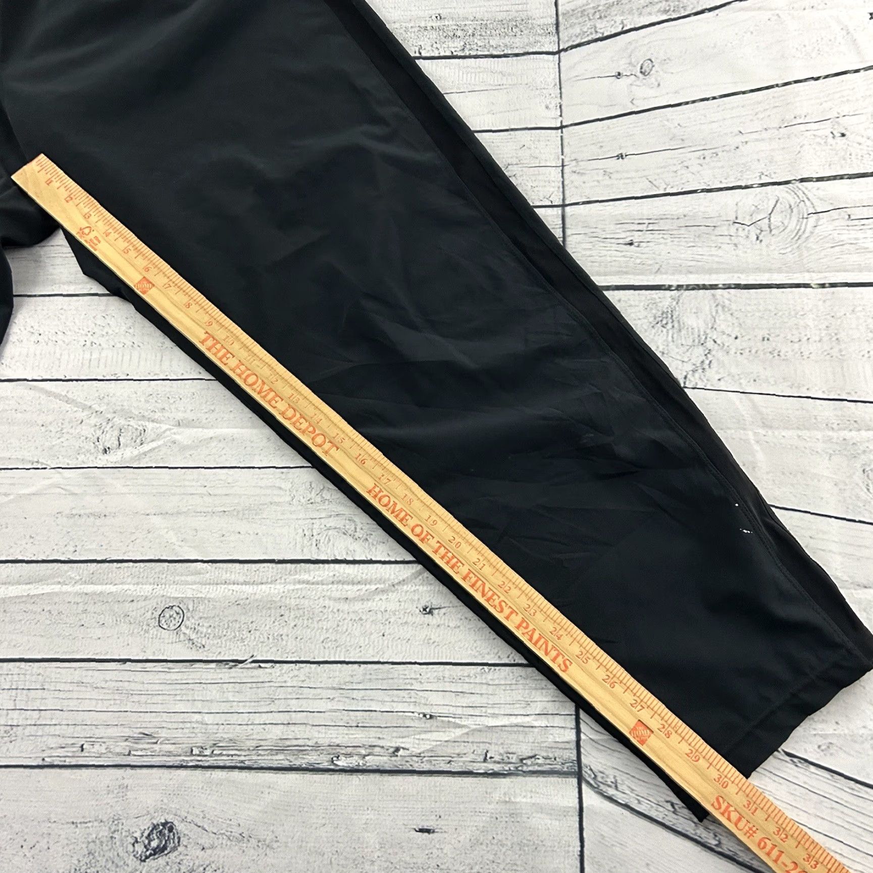 Nike Vintage Nike Track Pants Baggy Black with Pockets Men's Large L Zip Closure Pants Size US 33 - 6 Thumbnail