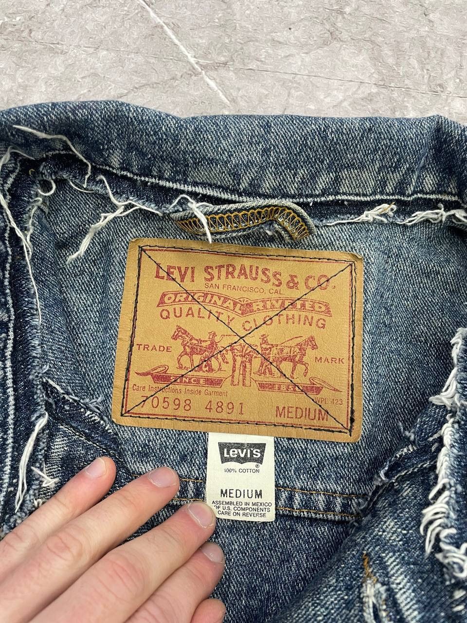 Coogi × Japanese Brand × Vintage REWORKED JAPITAL STYLE REVERSIBLE LEVIS COOGI JACKET Size US M / EU 48-50 / 2 - 10 Thumbnail