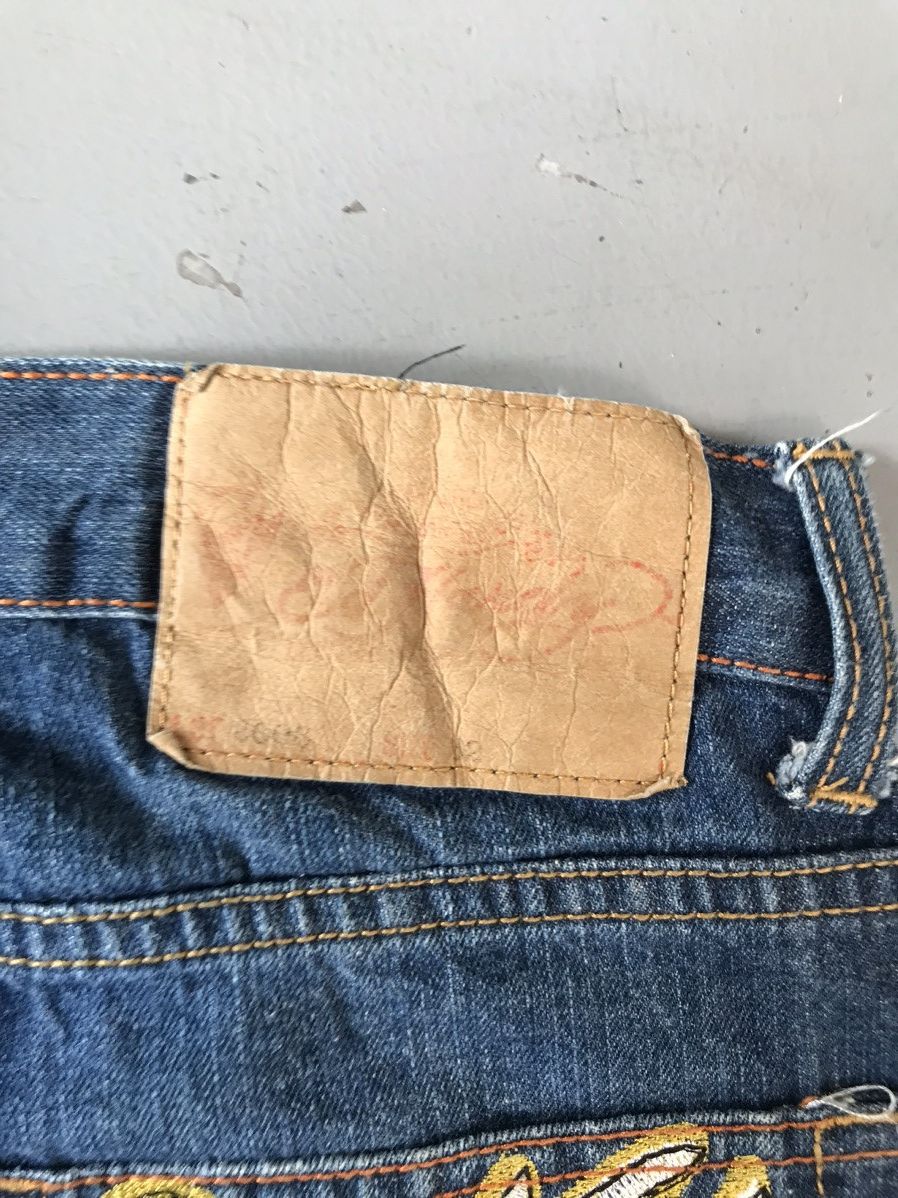 Ed Hardy × Vintage Vintage Ed Hardy Dragon 🐉 Denim Size US 32 / EU 48 - 12 Thumbnail