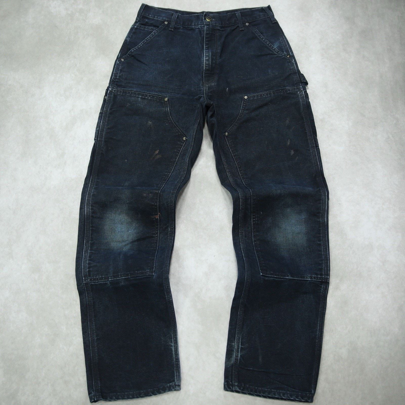 Balenciaga Carhartt x Chrysler Imported From Detroit Black Double Knee Size US 30 / EU 46 - 1 Thumbnail