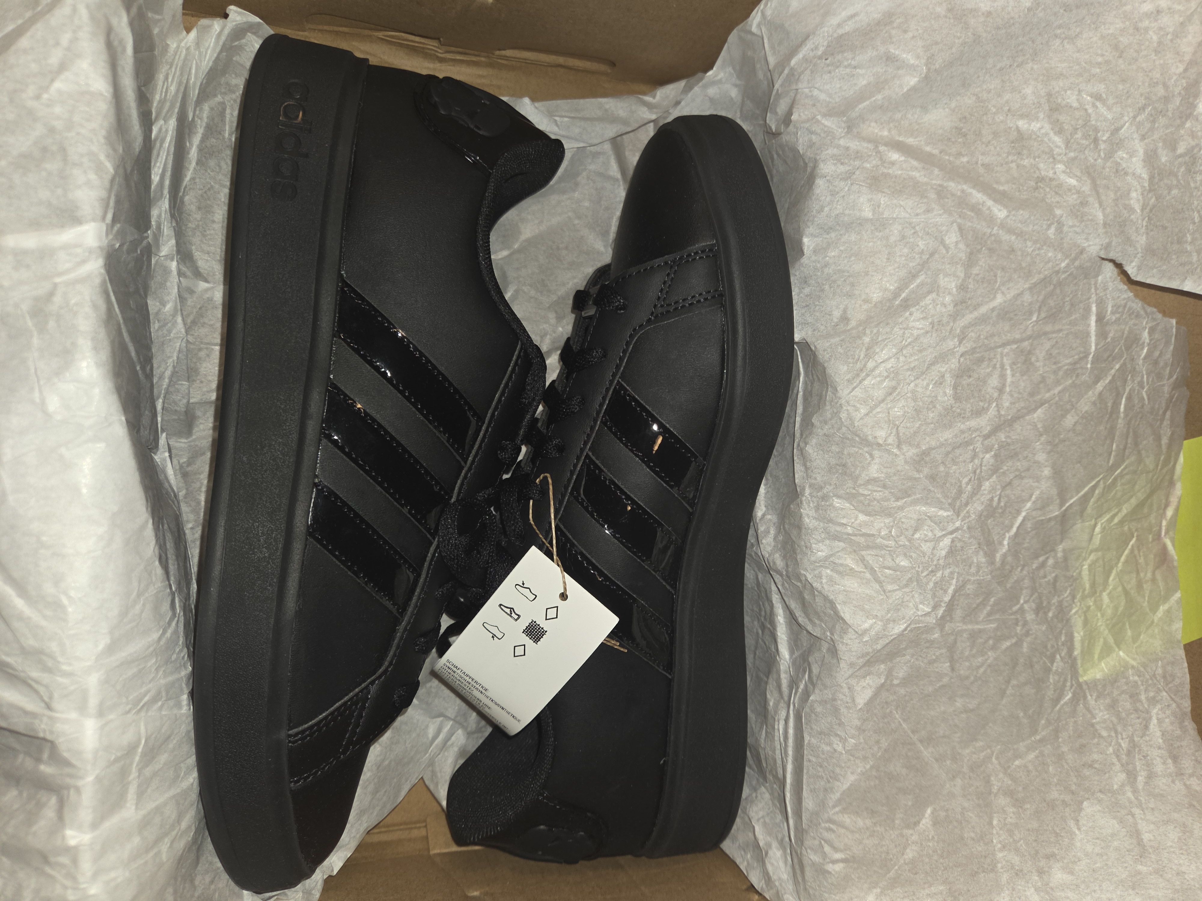 Adidas × Star Wars Adidas Star Wars Grand Court Black Size US 8.5 / EU 41-42 - 15 Thumbnail