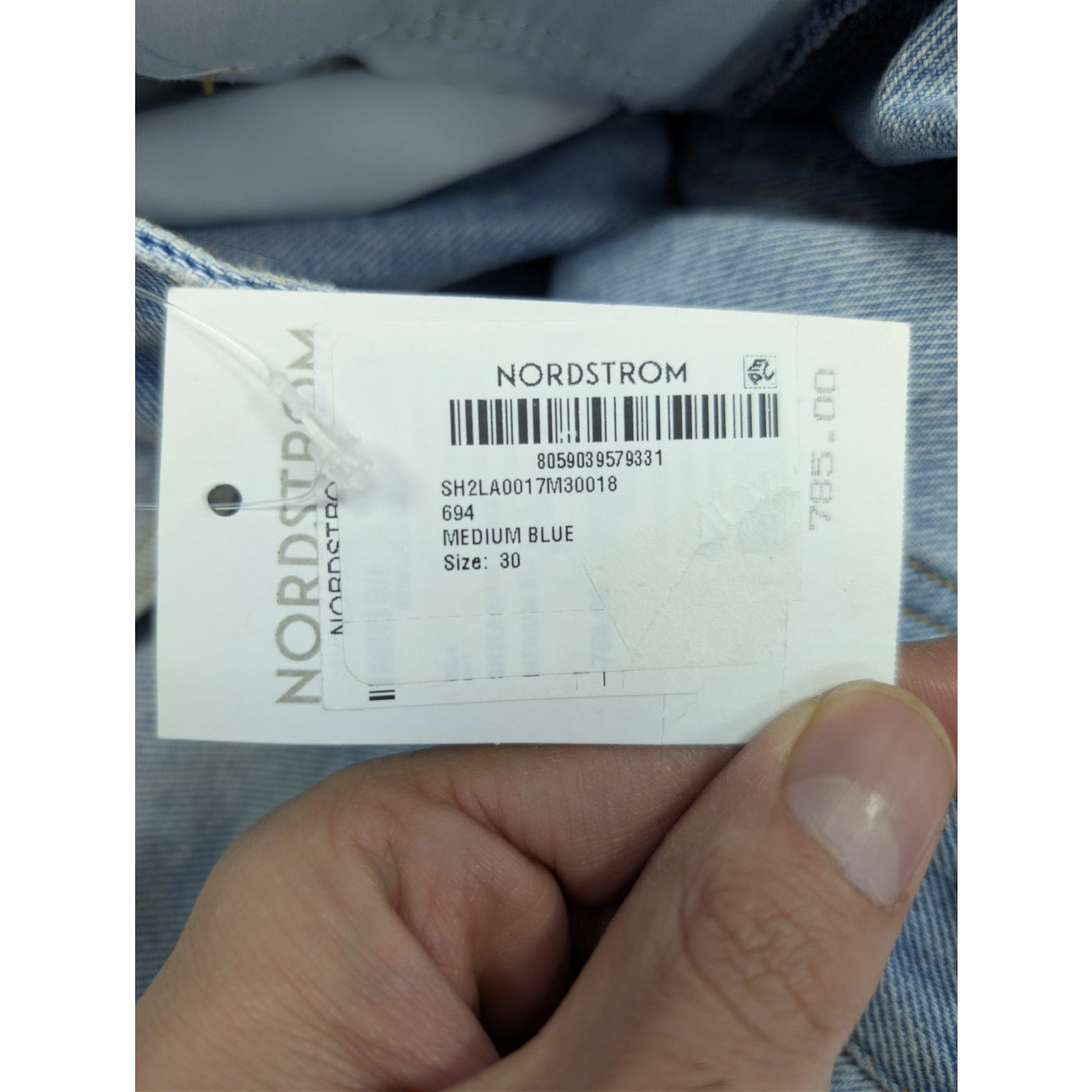 Maison Margiela o1rshd1 distressed straight-leg denim jeans blue used wash Size US 30 / EU 46 - 23 Thumbnail