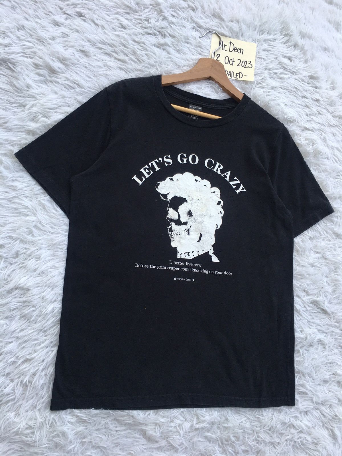 Number (N)ine Rare Vintage Number Nine Let’s Go Crazy Tshirt Size US M / EU 48-50 / 2 - 2 Thumbnail