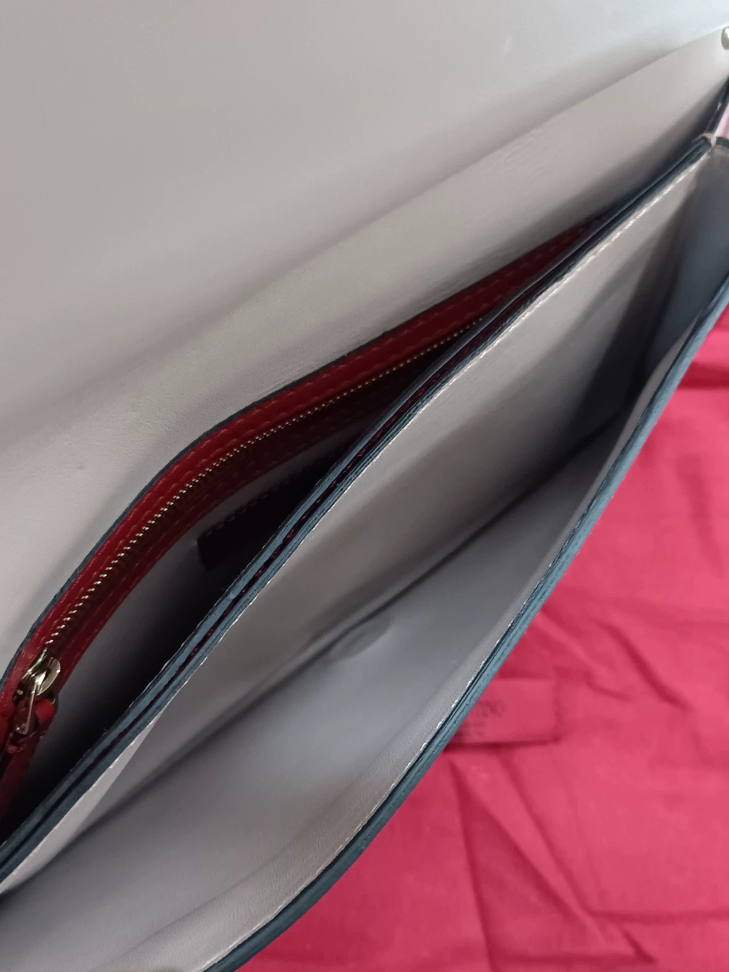 Valentino Valentino Red Studded Clutch w/ Dust Bag Size ONE SIZE - 5 Thumbnail