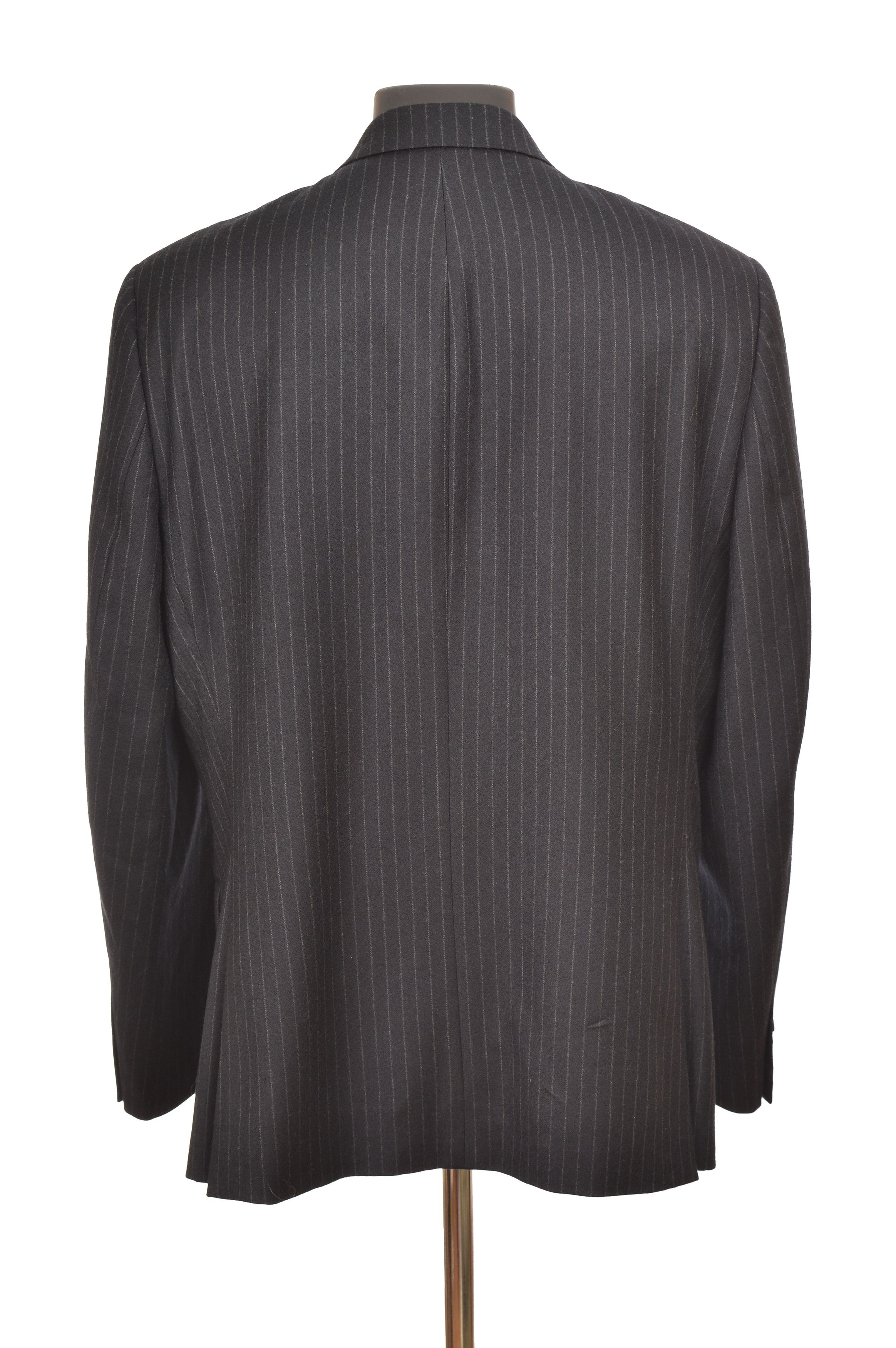 Jasper Conran DDP Jasper Conran Black Wool Striped Blazer Size 44S - 3 Thumbnail