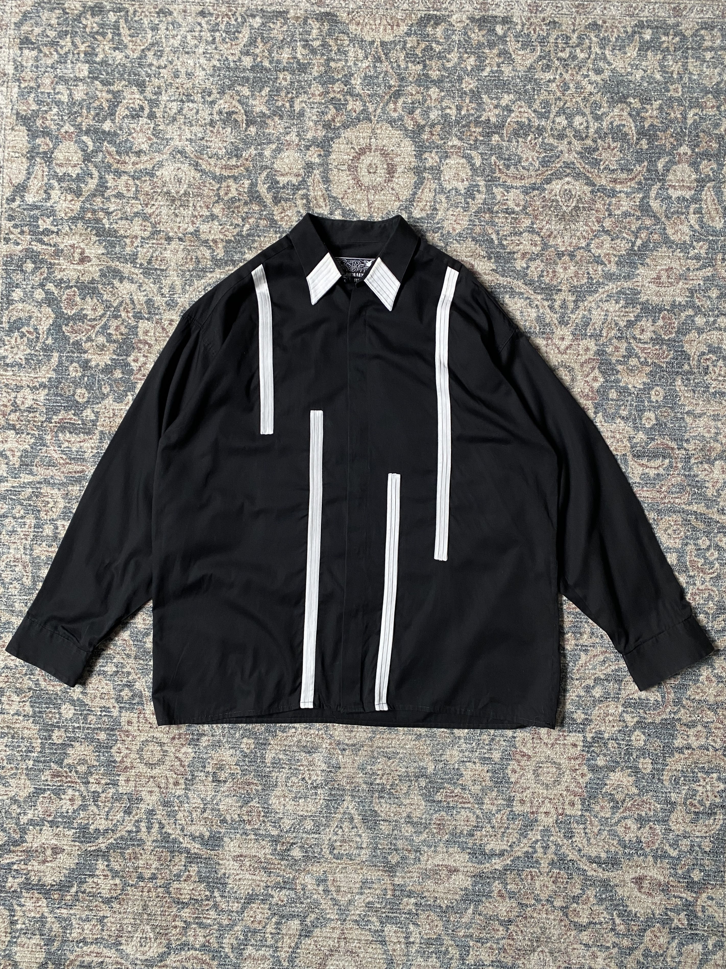 Vintage Maurice Emde shirt Demain les Barbares French