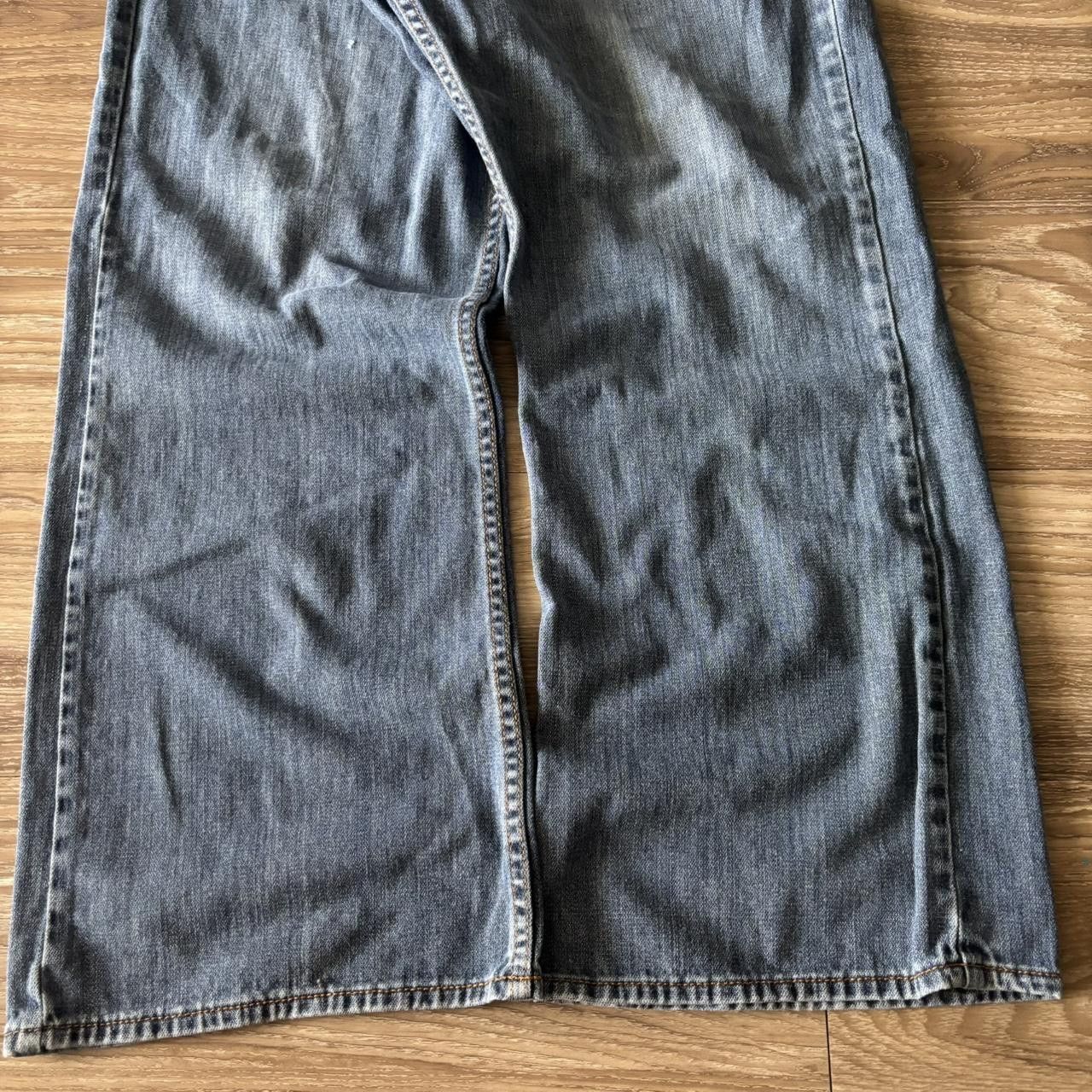 Perry Ellis Crazy Vintage Y2K/2000s Baggy Perry Ellis Medium Wash Skater Style Denim Jeans! 42x30 Size US 42 / EU 58 - 6 Thumbnail