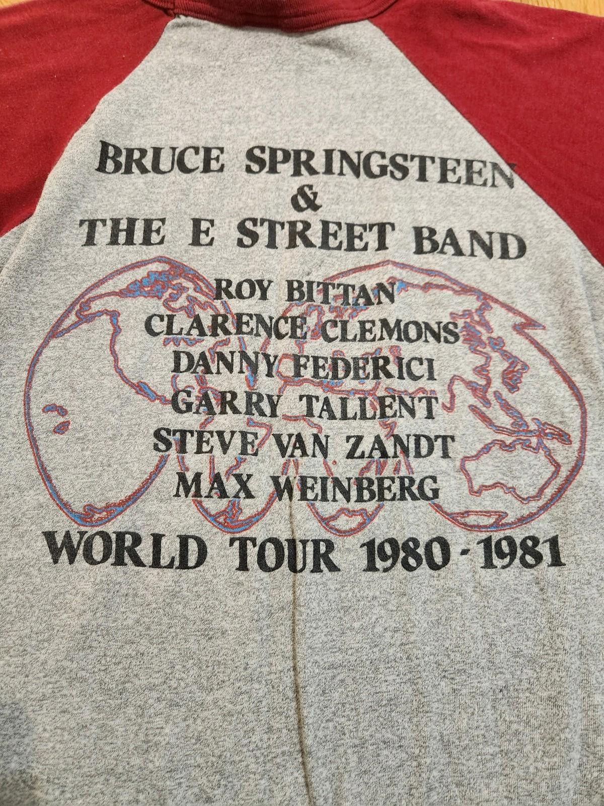 The Unbranded Brand Vintage 80s Bruce Springsteen E Street Band World Tour Tee S Size US S / EU 44-46 / 1 - 5 Thumbnail
