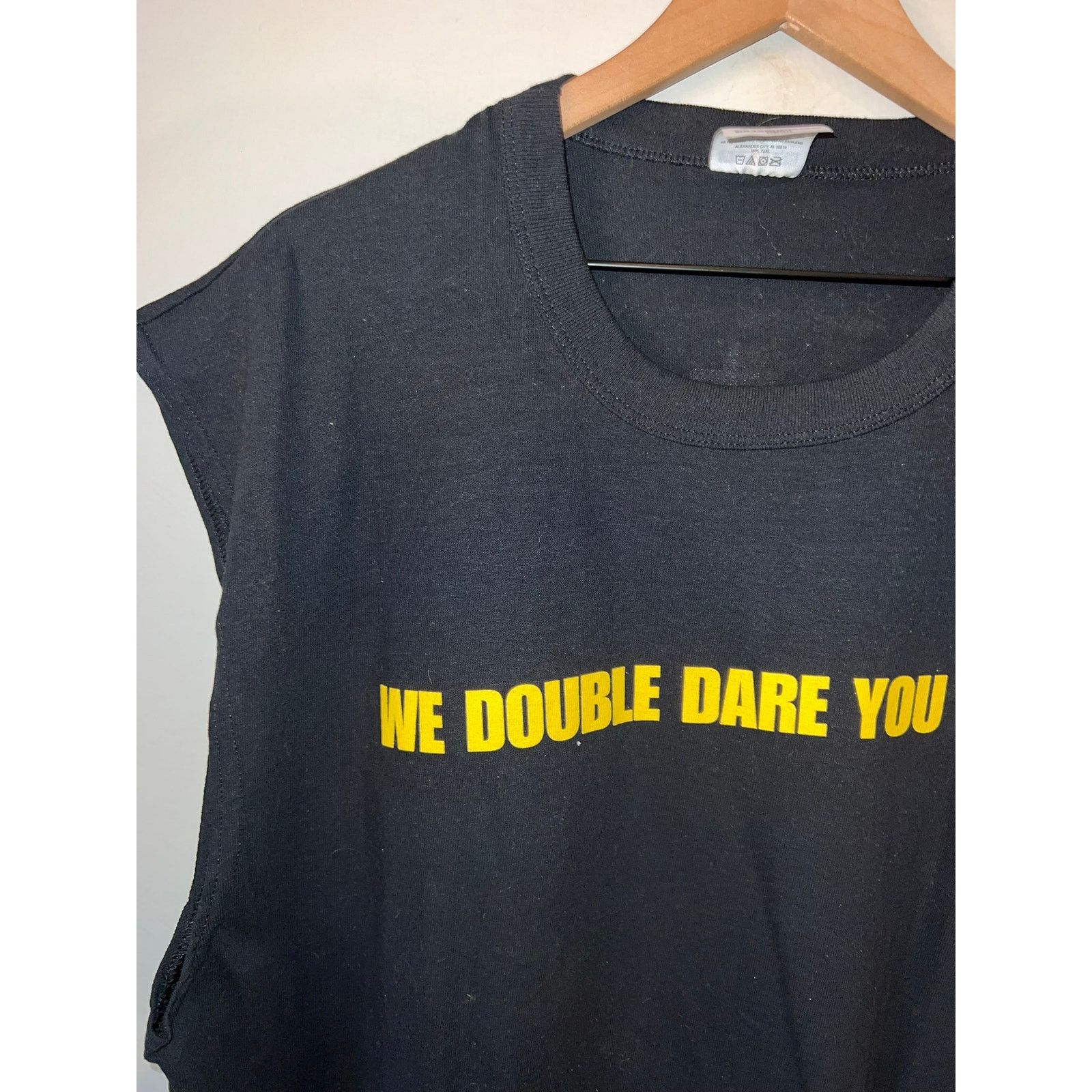 Jerzees Vintage Carls Jr Shirt Double Dare You Burger Fast Food XL Size US XL / EU 56 / 4 - 2 Thumbnail
