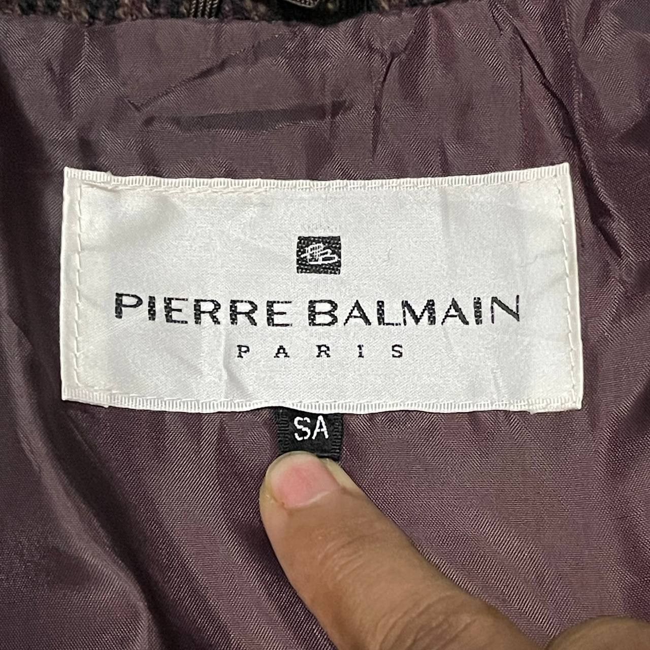 Balmain Vintage Pierre Balmain Paris Wool Bathrobe Size US L / EU 52-54 / 3 - 8 Thumbnail