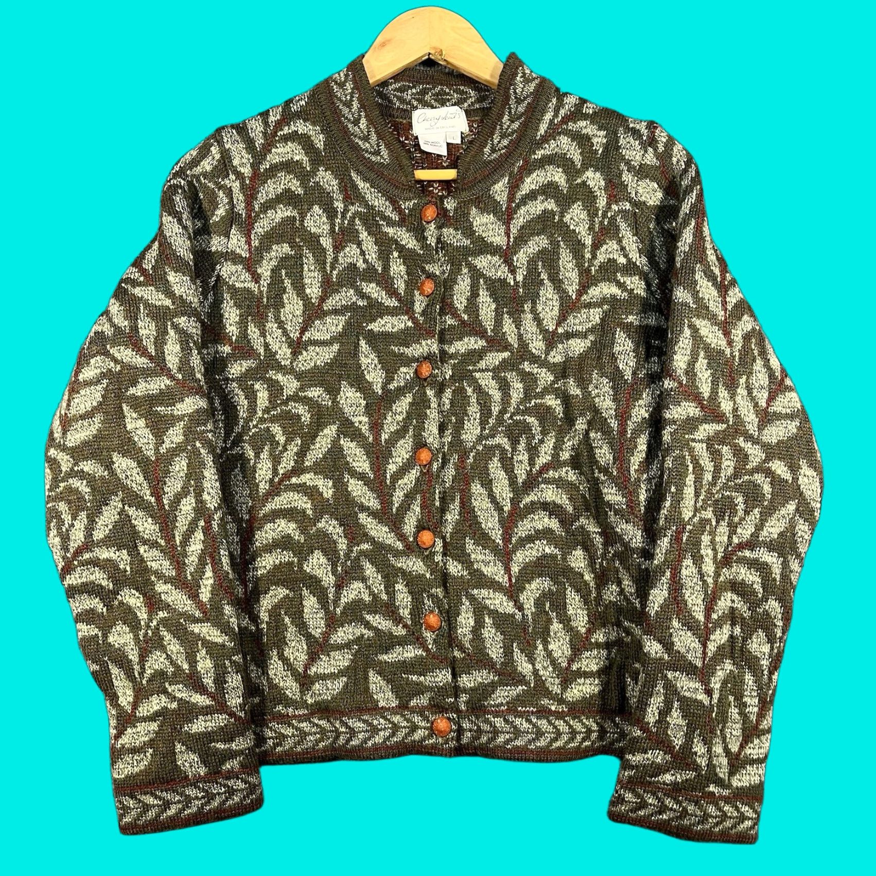 Vintage VINTAGE Cherry Lewis Womens Cardigan Sweater Shirt? Size M / US 6-8 / IT 42-44 - 1 Thumbnail