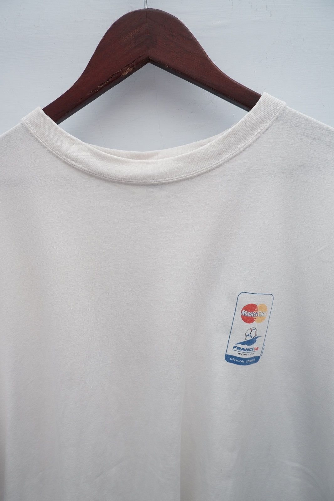 Vintage Vintage World Cup france tshirt official visa 1998 Size US XL / EU 56 / 4 - 3 Thumbnail