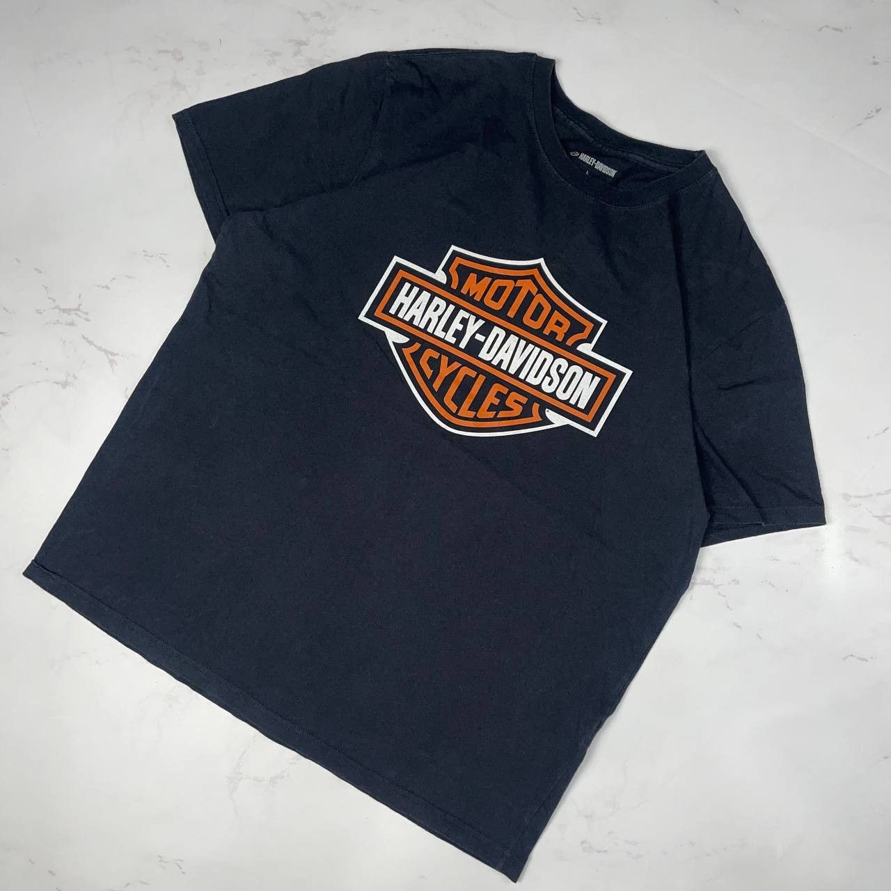 Harley Davidson Vintage Y2K Harley Davidson motorcycle t-shirt Size L Black Size US L / EU 52-54 / 3 - 1 Thumbnail