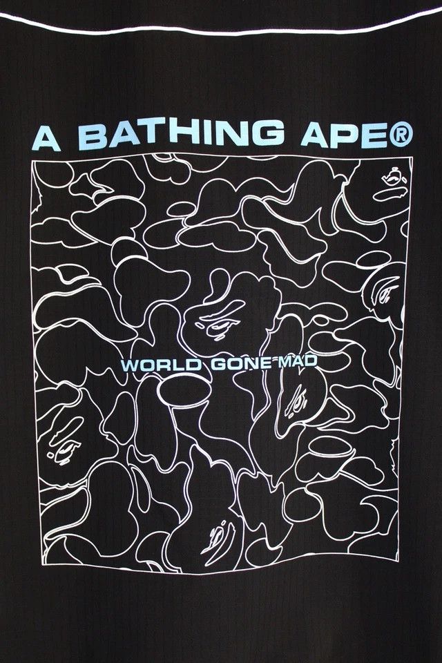 Bape BAPE World Gone Mad Reflective Jacket (XL) Size US XL / EU 56 / 4 - 3 Thumbnail