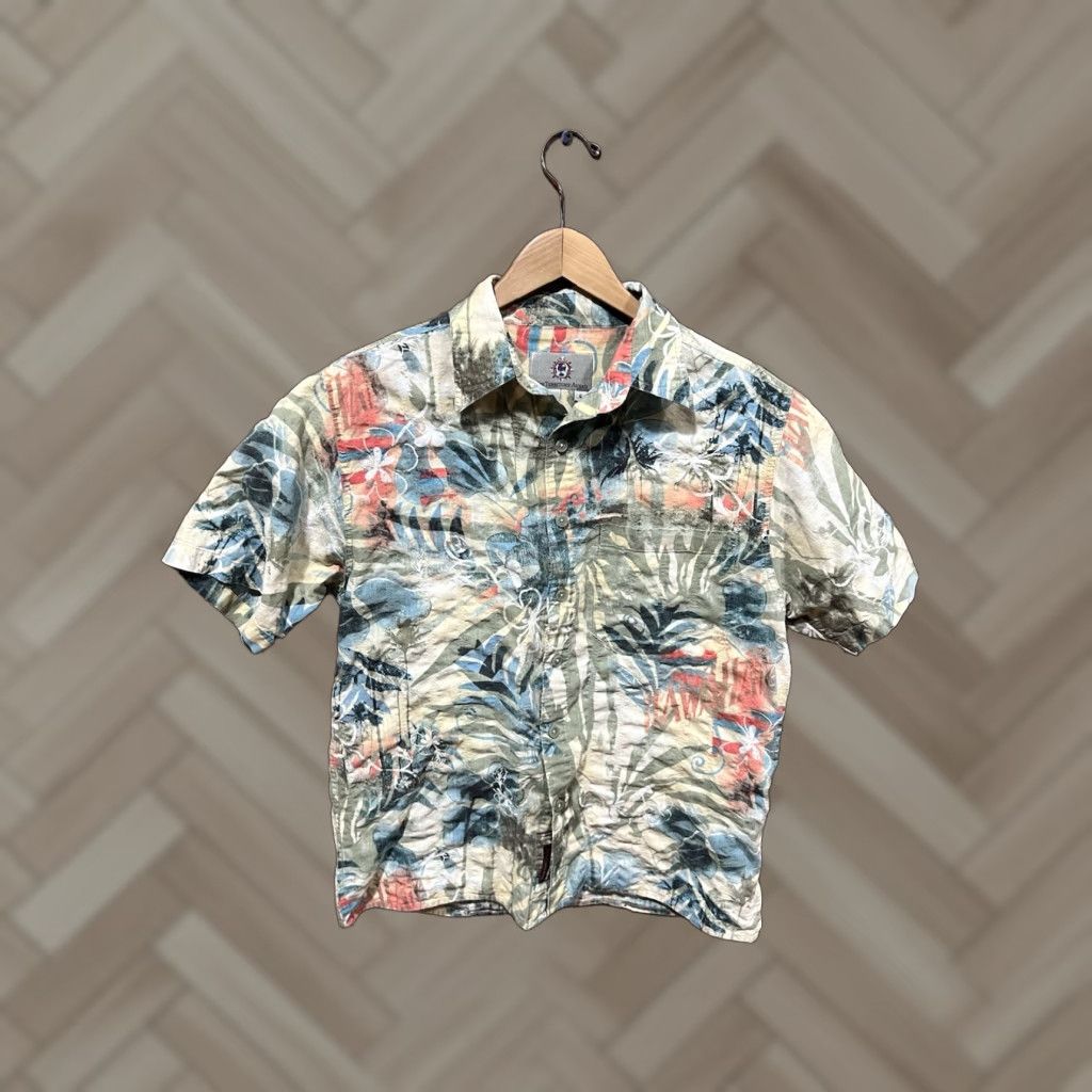 The Territory Ahead Territory Ahead Men’s Short Sleeve Button-Up Shirt Multicolor Floral Pattern S Small Womens Mens Boys Girls Size US S / EU 44-46 / 1 - 1 Thumbnail