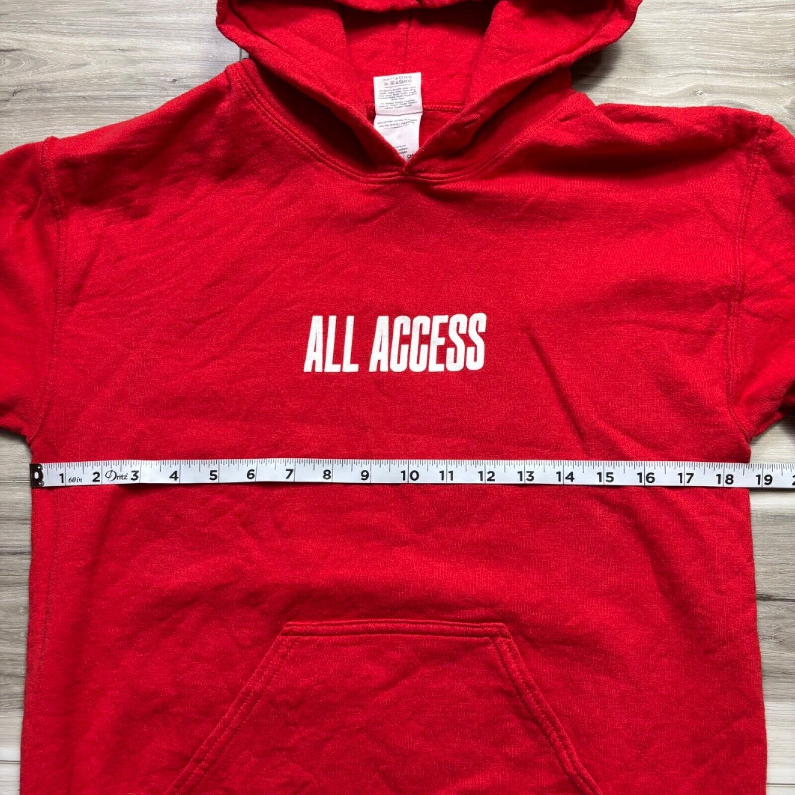 Gildan Justin Beiber Purpose Tour Hoodie World Tour Red Size Small Size US S / EU 44-46 / 1 - 7 Thumbnail