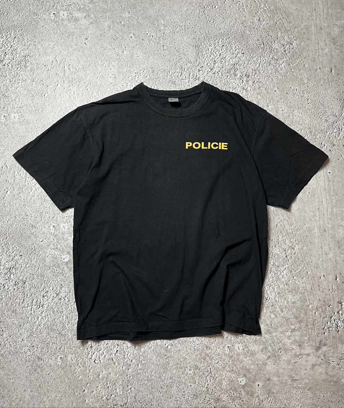 Japanese Brand × Vintage Policie Police polizei vetements tee t-shirt vintage Size US XL / EU 56 / 4 - 1 Thumbnail