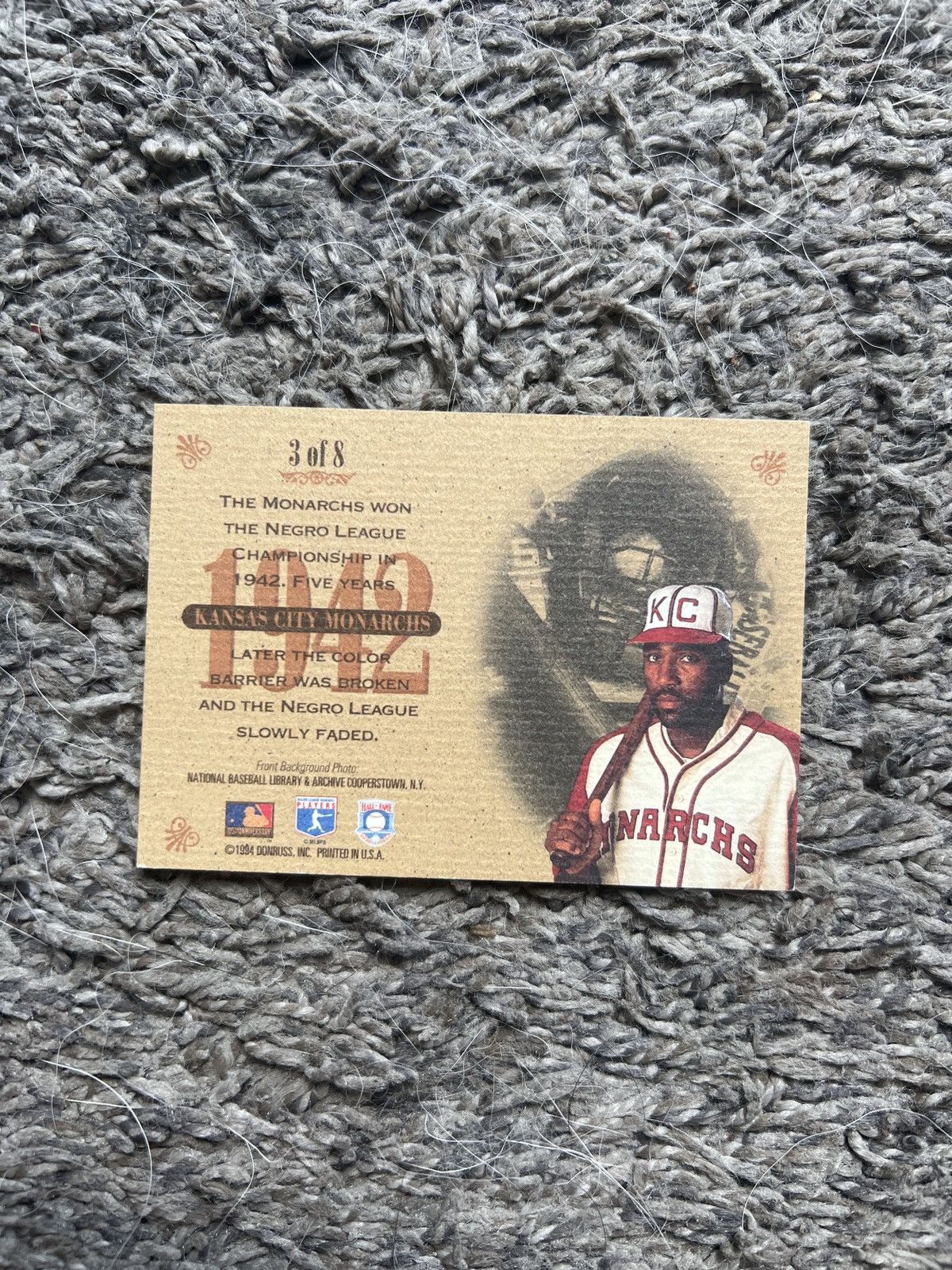 MLB 1994 Studio #3 Joe Carter Card Size ONE SIZE - 2 Thumbnail