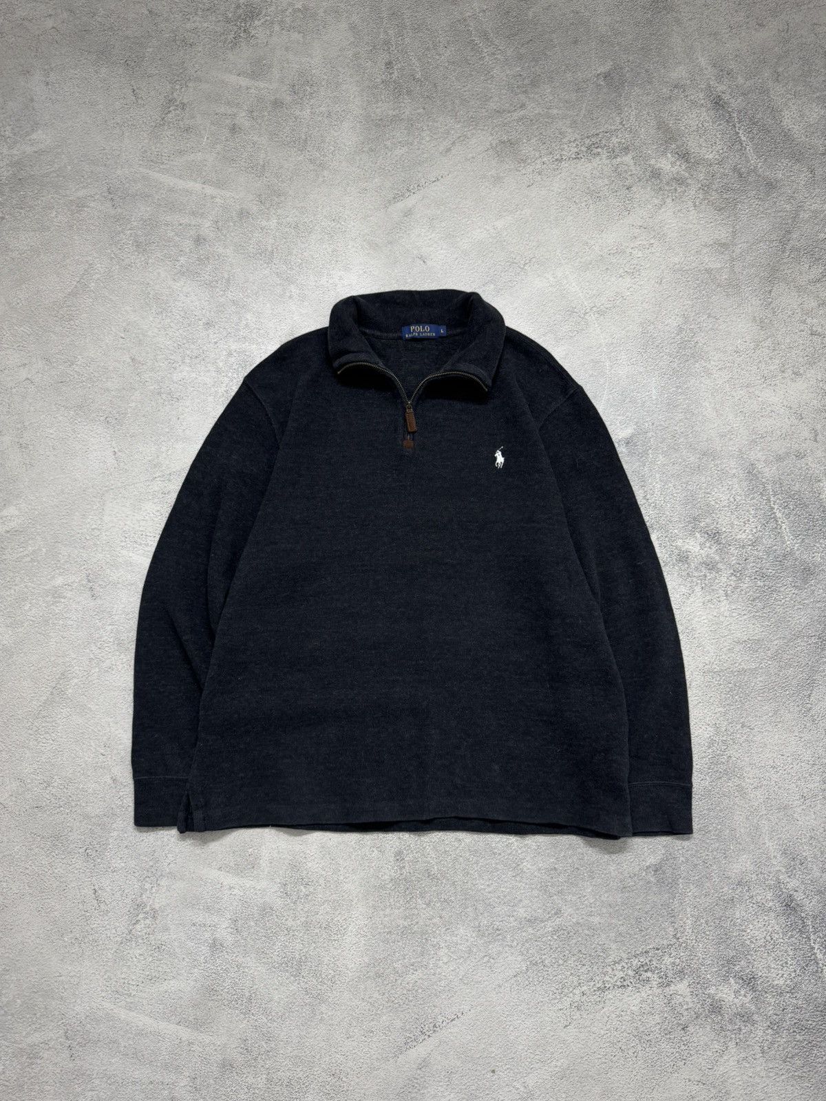 Polo Ralph Lauren Vintage 90’s Polo Ralph Lauren Rugby 1/4 Zip Sweatshirt Size US L / EU 52-54 / 3 - 2 Thumbnail