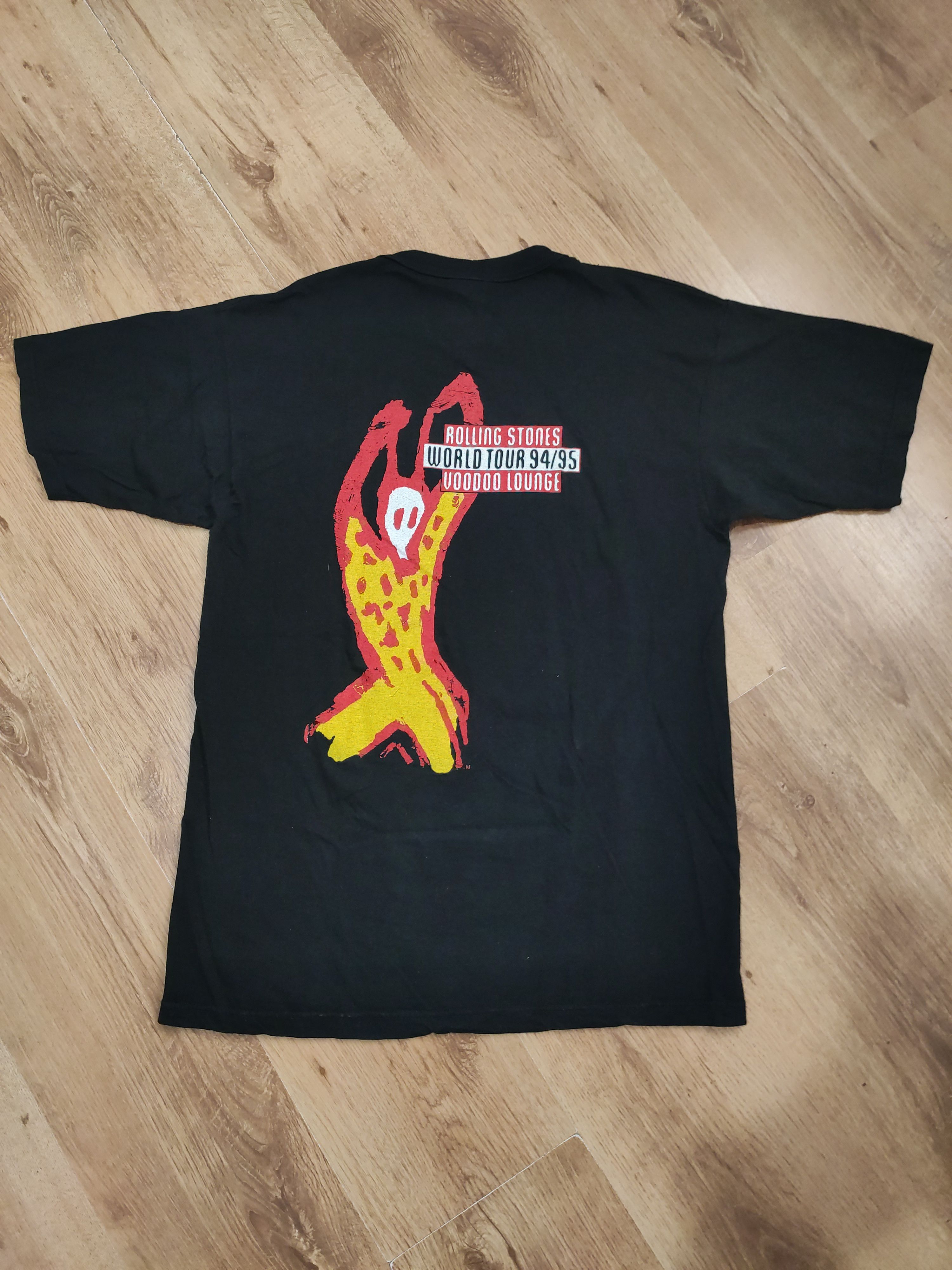 The Rolling Stones × Vintage Vintage The Rolling Stones 94/95 World Tour T-Shirt size La Size US L / EU 52-54 / 3 - 5 Thumbnail