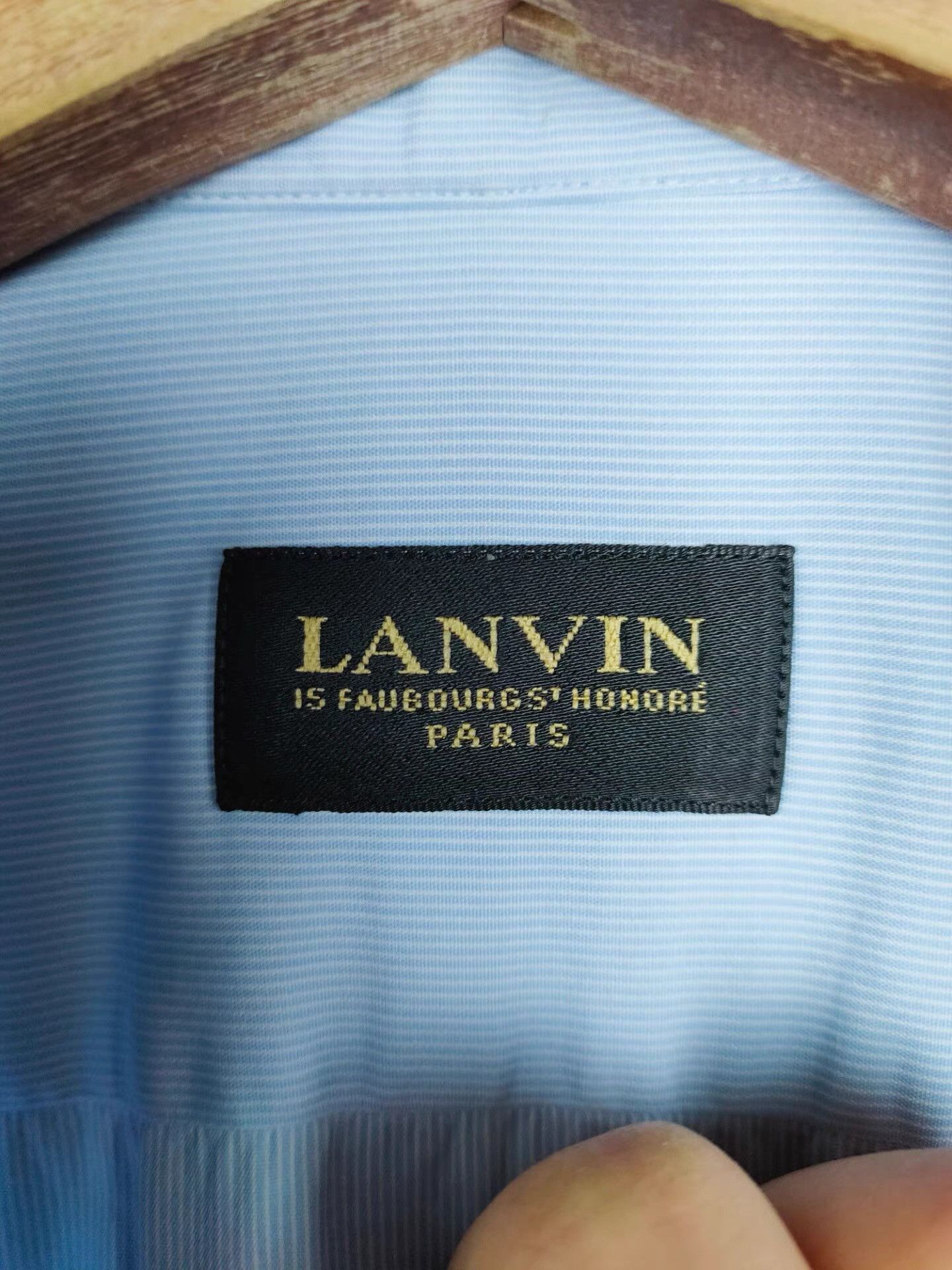 Lanvin Lanvin Men's Shirt K29 Size US L / EU 52-54 / 3 - 3 Thumbnail