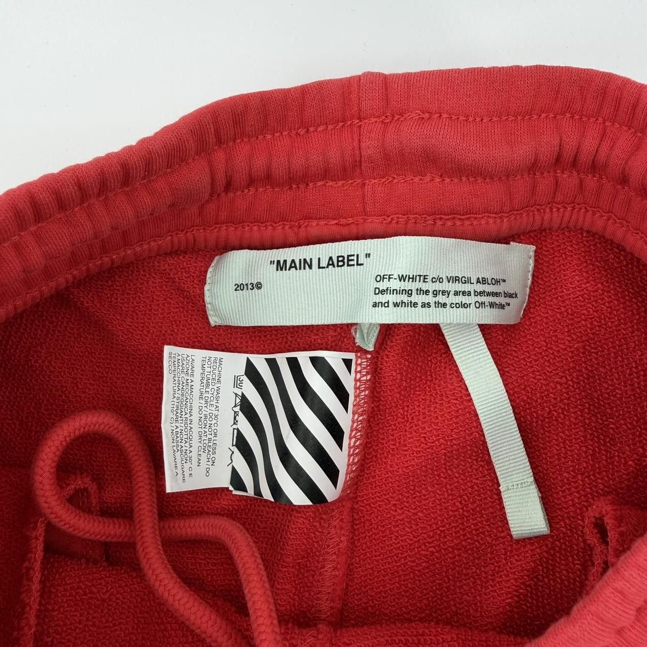 Off-White Off-White c/o Virgil Abloh SS19 Red Mona Lisa Print Joggers Size US 28 / EU 44 - 5 Thumbnail