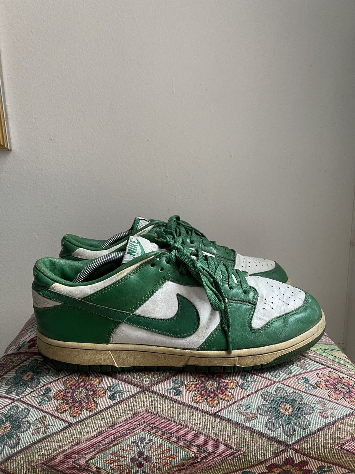 Nike Vintage Nike Dunk Low Celtic Pine Green 2004 Size US 10.5 / EU 43-44 - 1 Thumbnail