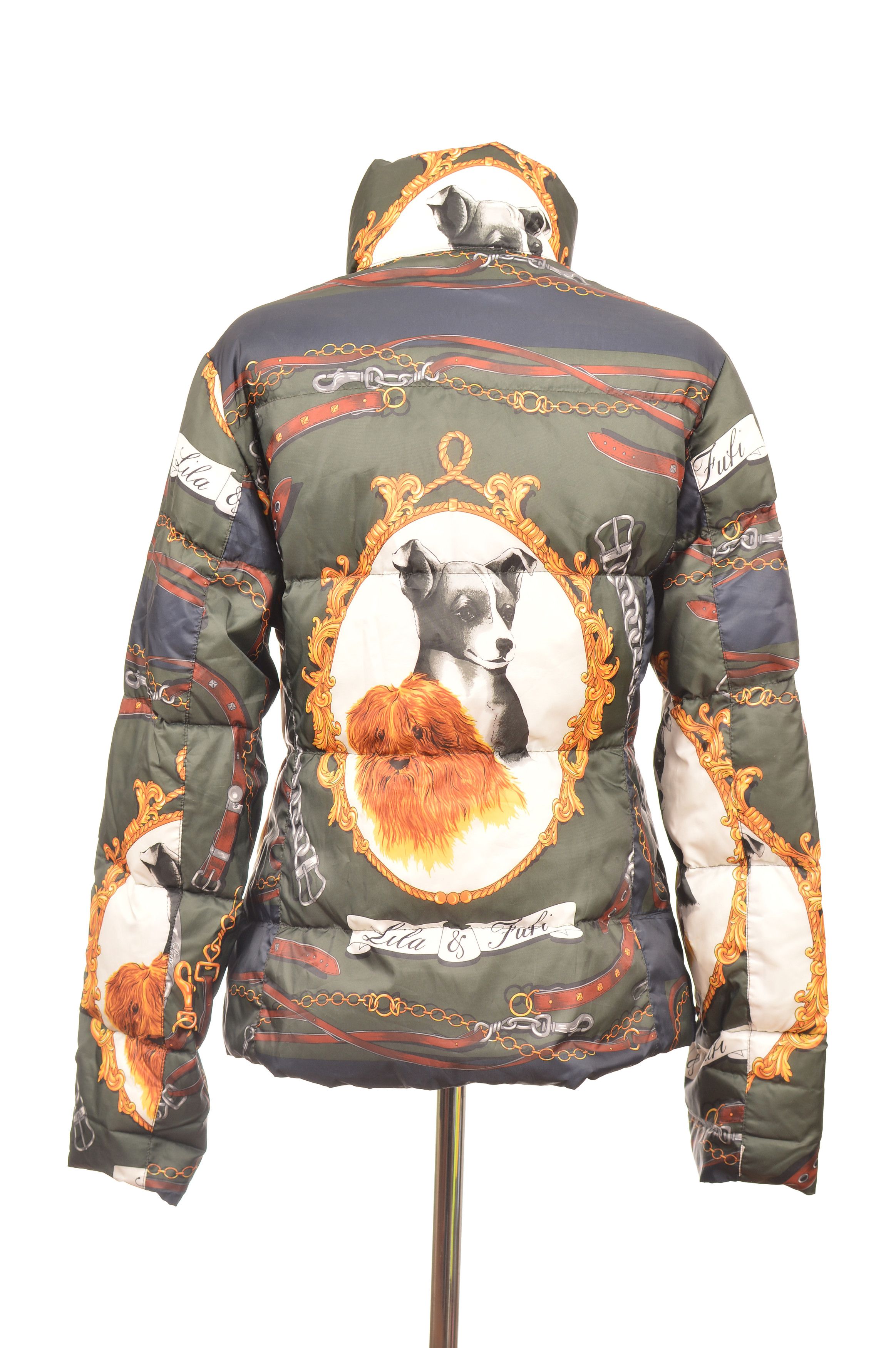 Love Moschino Love Moschino Down Puffer Jacket Lila Fufi Dog Print Size L / US 10 / IT 46 - 5 Thumbnail
