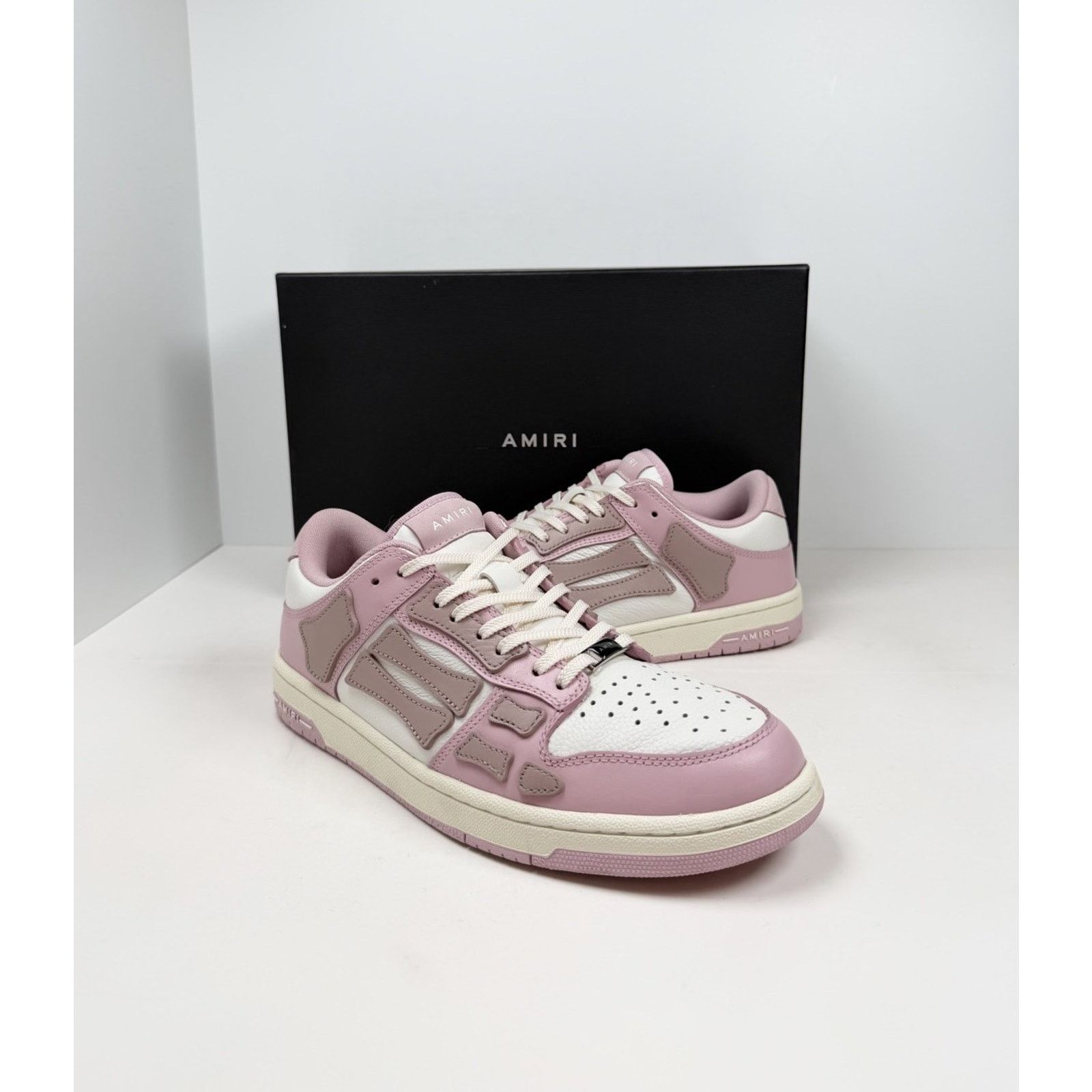 Amiri Size 42EU/9US - Amiri Skel Top Low Pink White Size US 9 / EU 42 - 2 Thumbnail