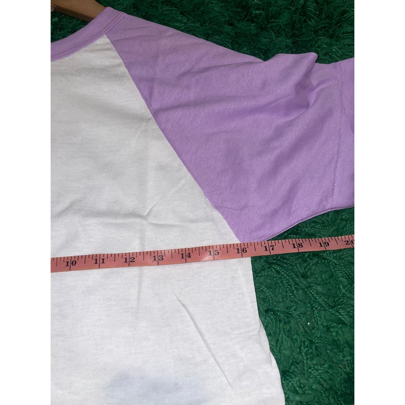 Other Women's Sportswear White Purple Crop Top Blank Shirt Tee M Size M / US 6-8 / IT 42-44 - 6 Thumbnail